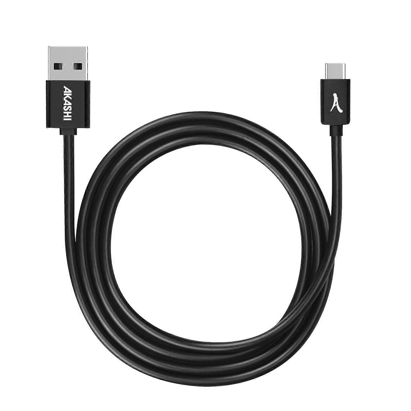 Cable de carga y sincronización USB a USB-C de 1 m, negro