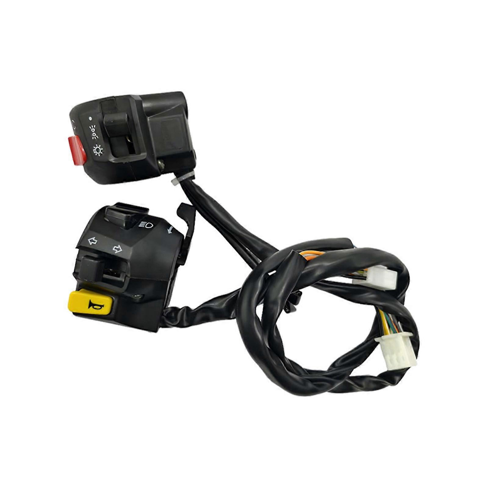 Waterproof Motorcycle Handlebar Control Switch ABS Handle Switch Simple Installs for Commuting & Long Distance Travel