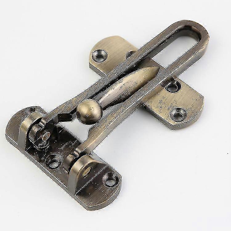 Door Chain Lock For Front Door, Door Lock With Swing Bar Door Chain Security, Brushed Nickel
