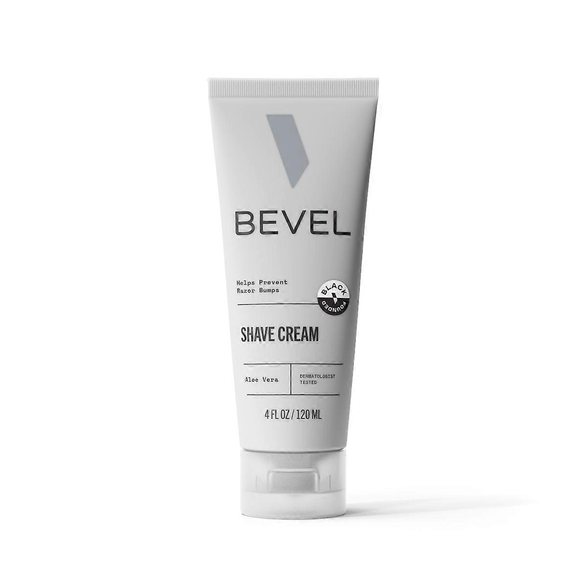 Bevel Men's Shave Cream, Moisturizing With Vitamin E And Aloe Vera - 4 Fl Oz