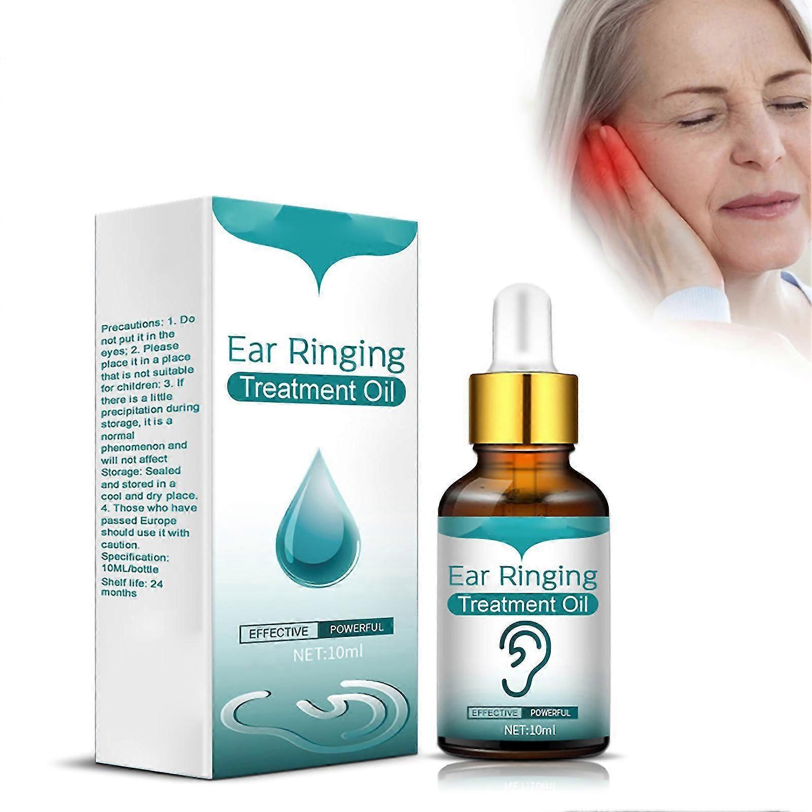 قطرات الأذن طنين الأذن ، زيت العناية بالقرط الياباني ، كل الزيت الطبيعي لأصوات الأذن ، قطرات الأذن طنين الأذن