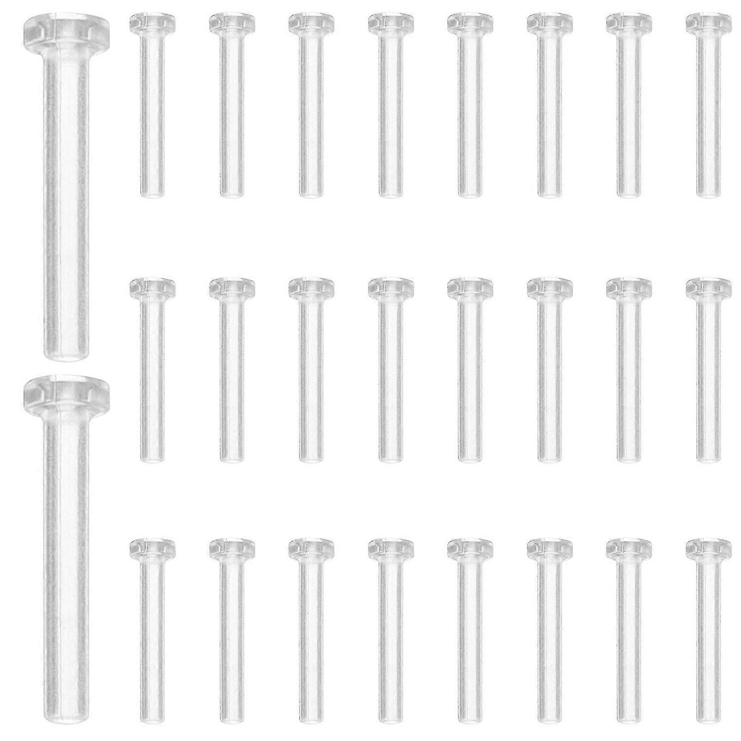 50pcs Earring Backs Earring Pin Protector Earring Stud Pin Backstops Stoppers