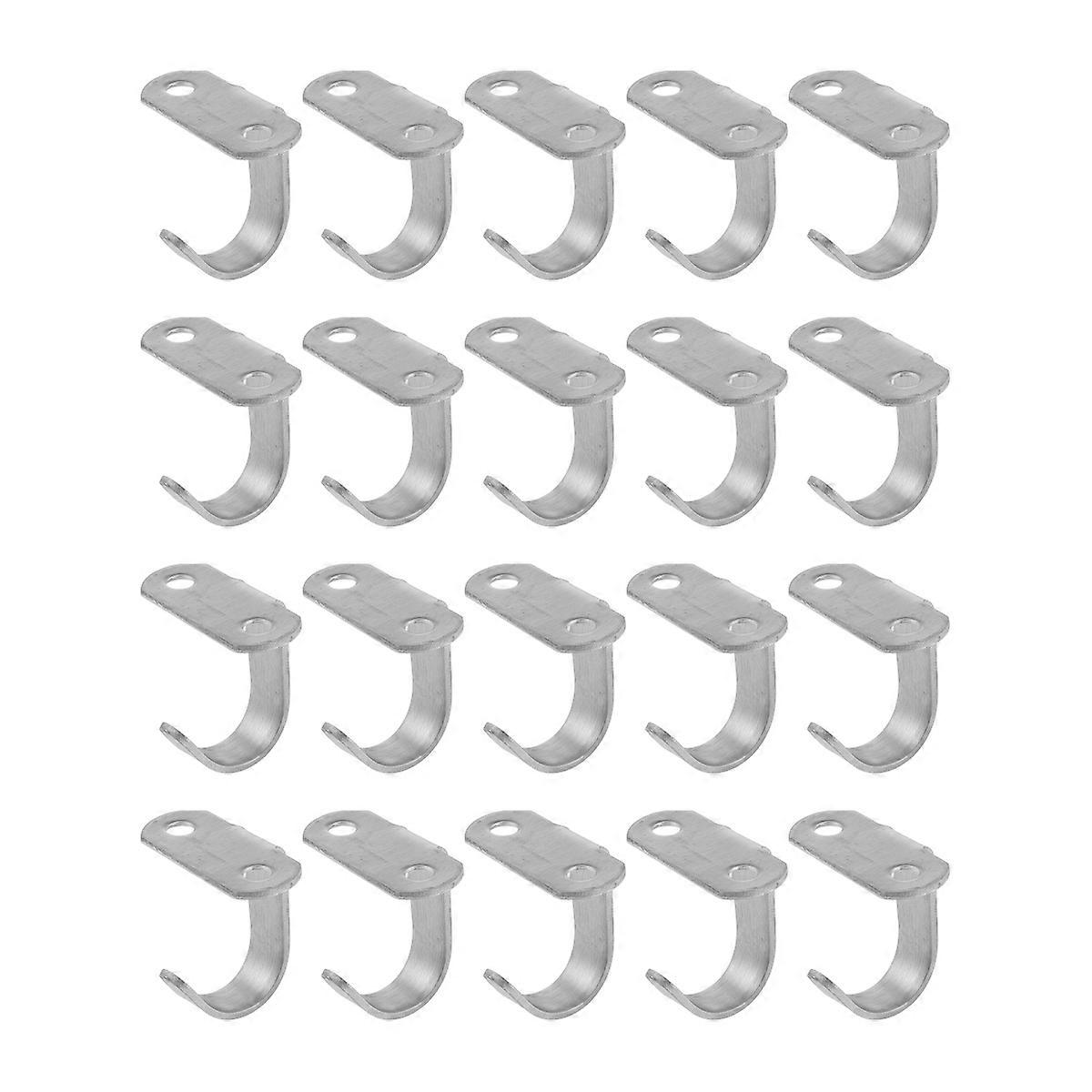 a refined and professional product description for your **20pcs Stainless Steel Ceiling Hooks**:
**20 Pack Stainless Steel Ceiling Hooks –