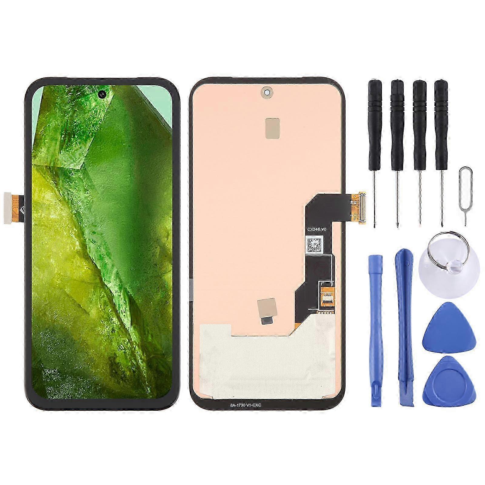 Für Google Pixel 8a GKV4X G6GPR G576D OLED LCD-Bildschirm mit Digitizer Vollmontage 2025