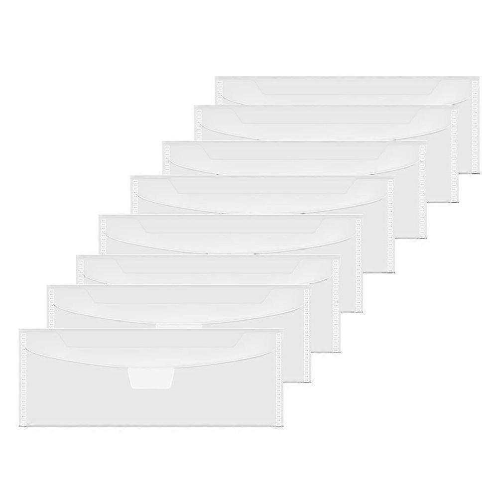 40Pcs Clear Stamp and Die Storage Bag Resealable Plastic Storage Pocket Large Envelope Case for Scr