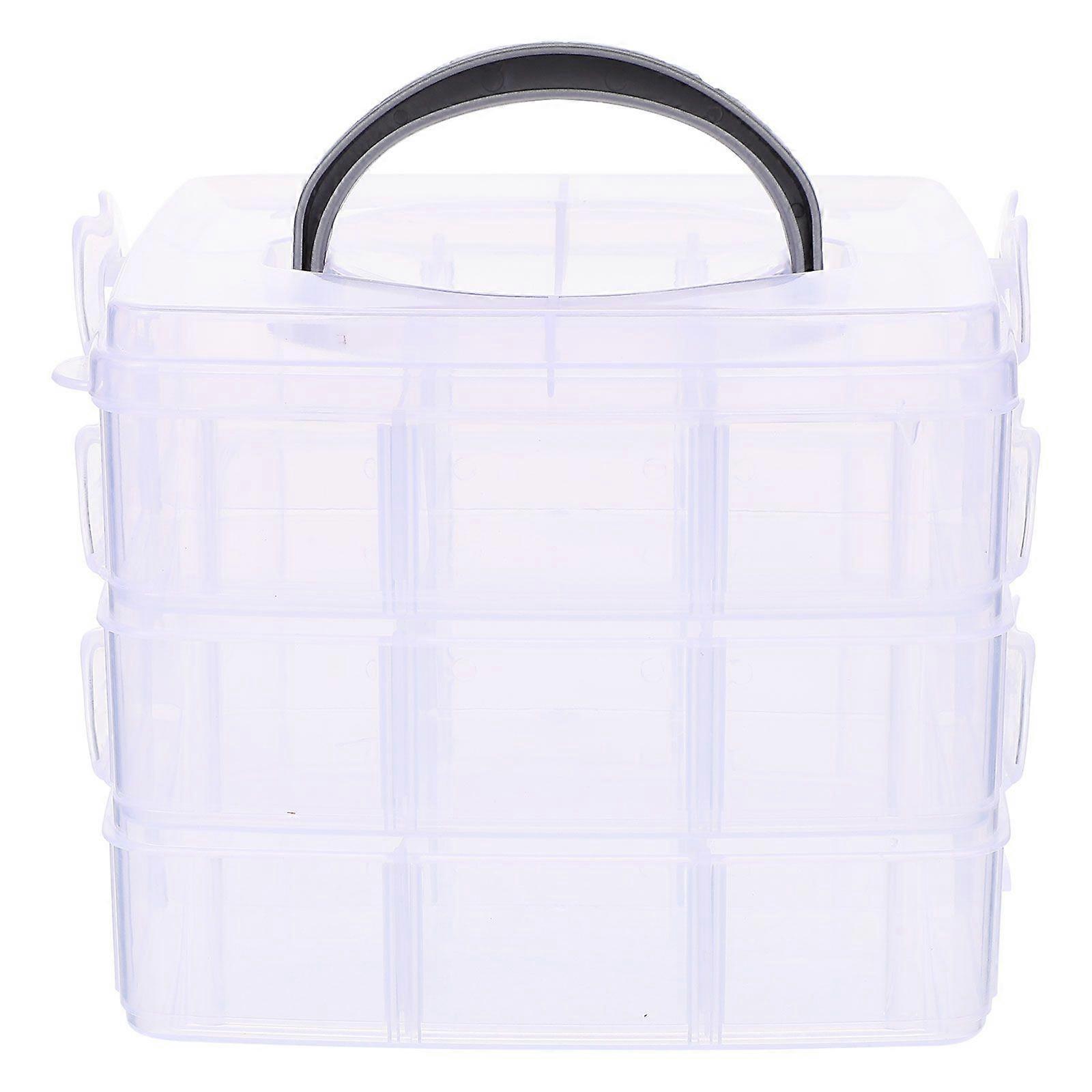 Three-layered Storage Box Washi Tape Storage Box Storage Container DIY Fitting Box