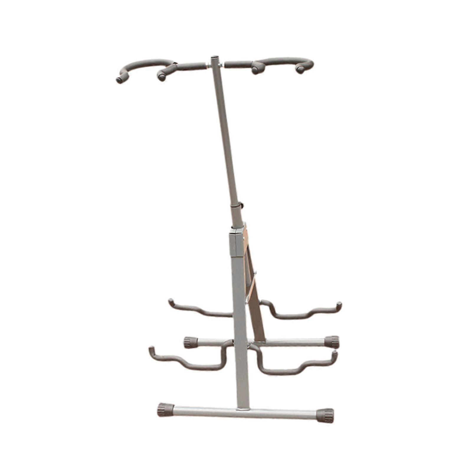 Guitar Stand Metal Adjustable Height Instruments Holder for Multiple Guitars