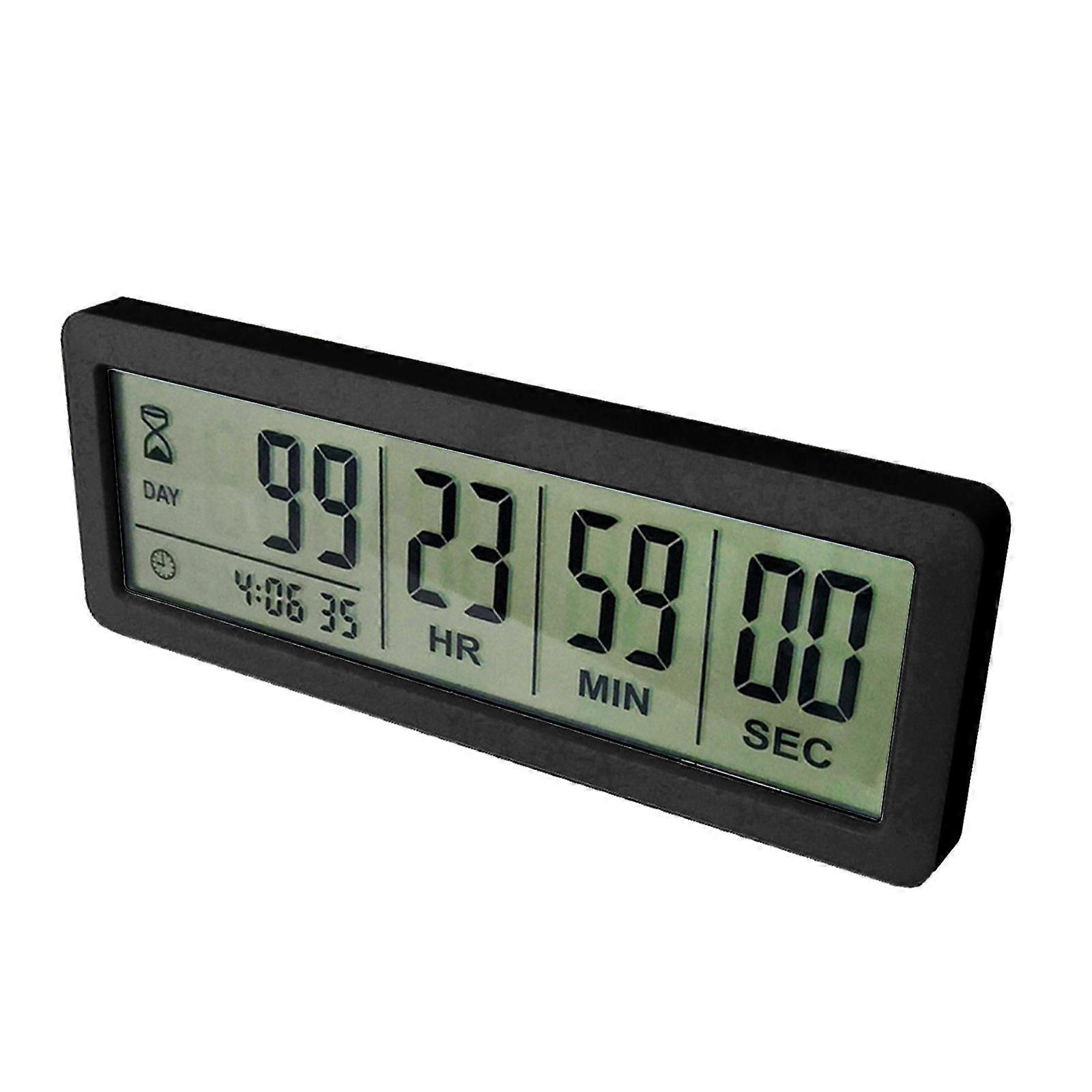 999 Days Countdown Timer Large Screen for Examination Vacation Tools White