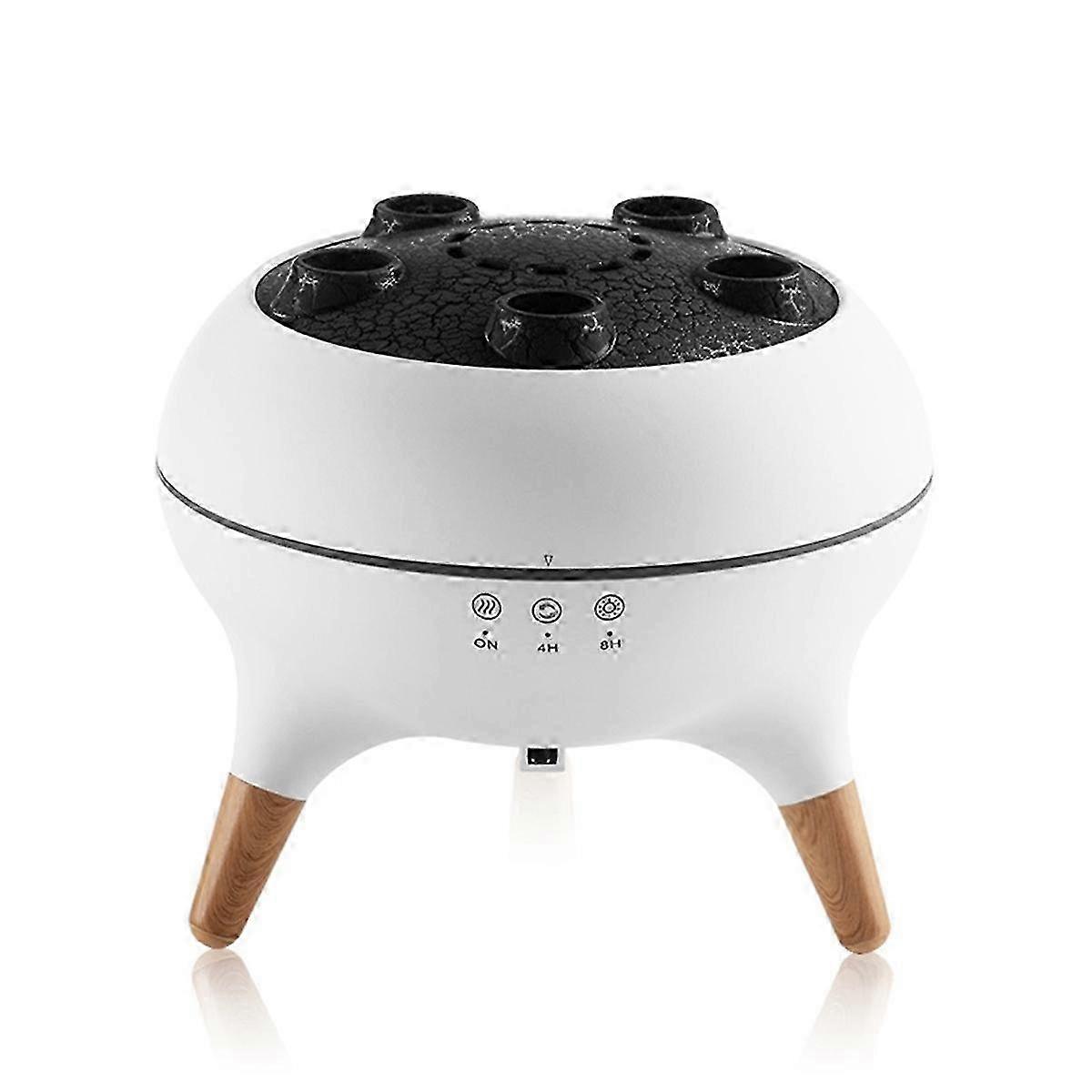 Diffusor für ätherische Öle 250ml Cool Mist Diffusor mit Quallen Nebel Vulkan Nachtlicht Großer Nebel VWhite SZRH