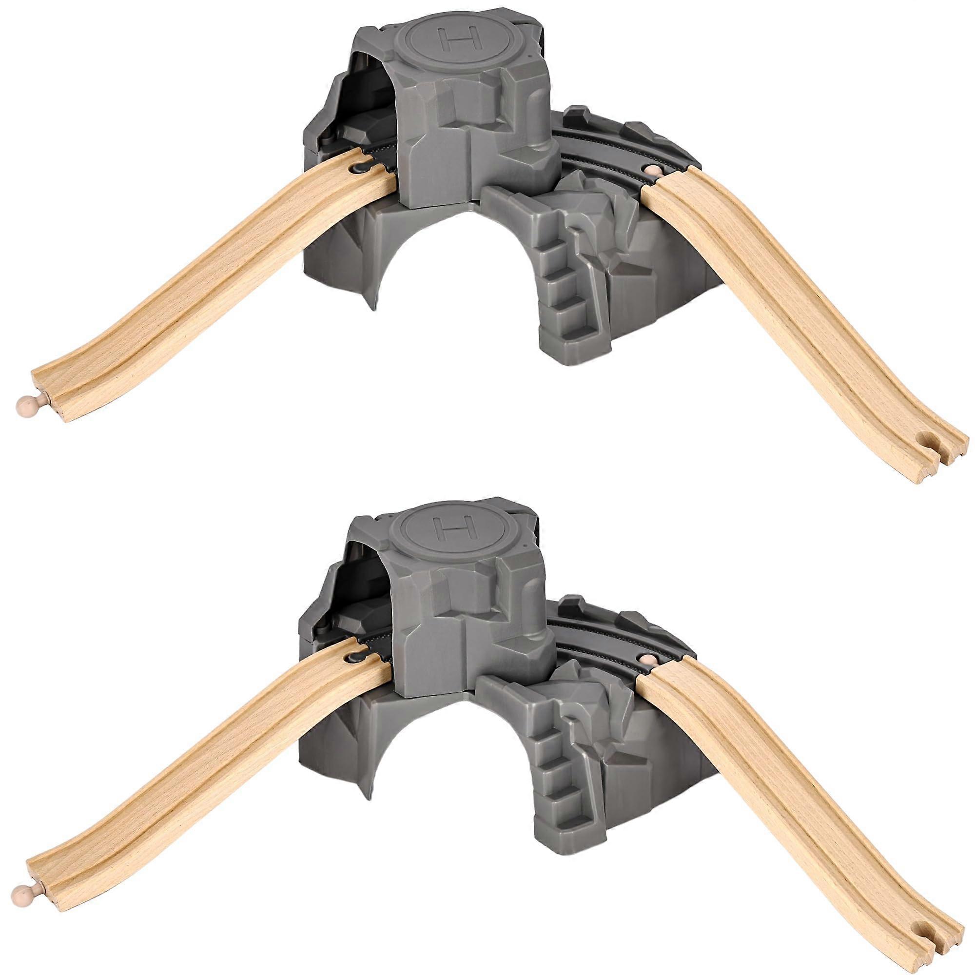 Train Track Expansion Packs Compatible with All Major Wooden Railways