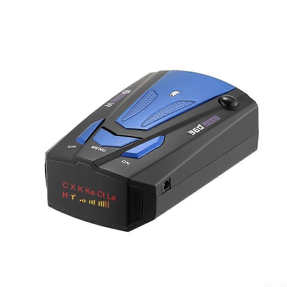 Userfriendly speed camera detection device with 360degree protection and realtime audio notifications (blue)