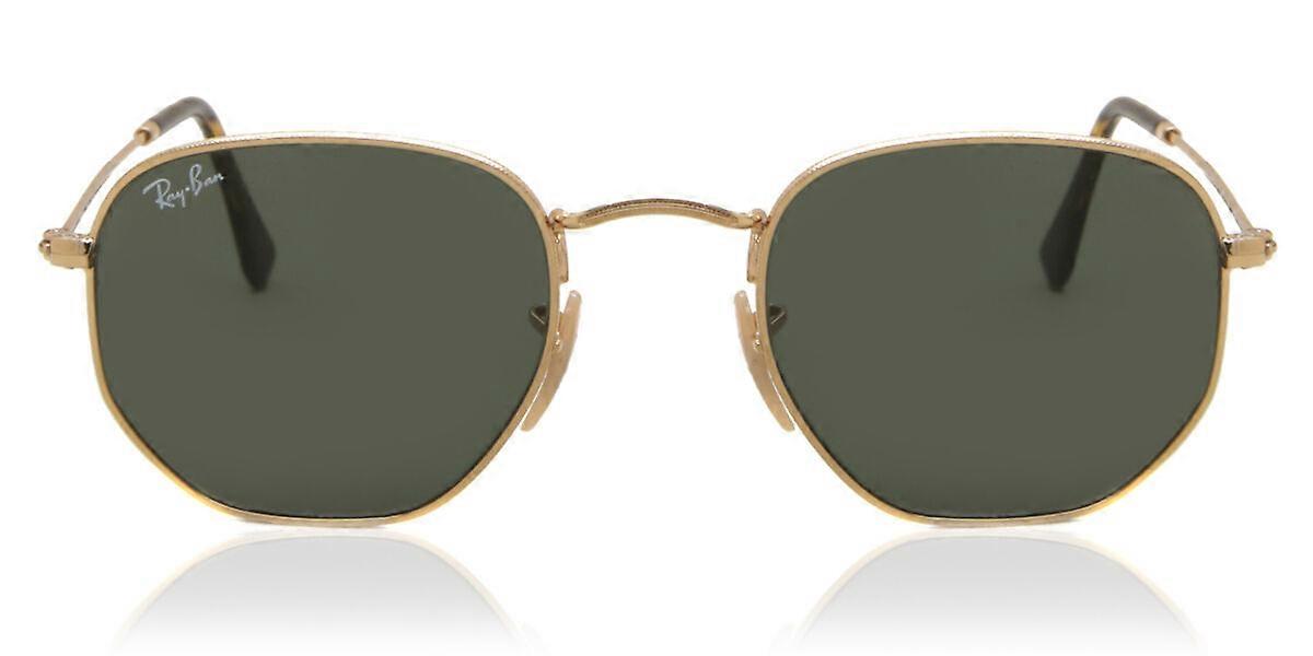 Ray-Ban RB3548N Hexagonal Metal Flat Lenses 001 Unisex Sunglasses