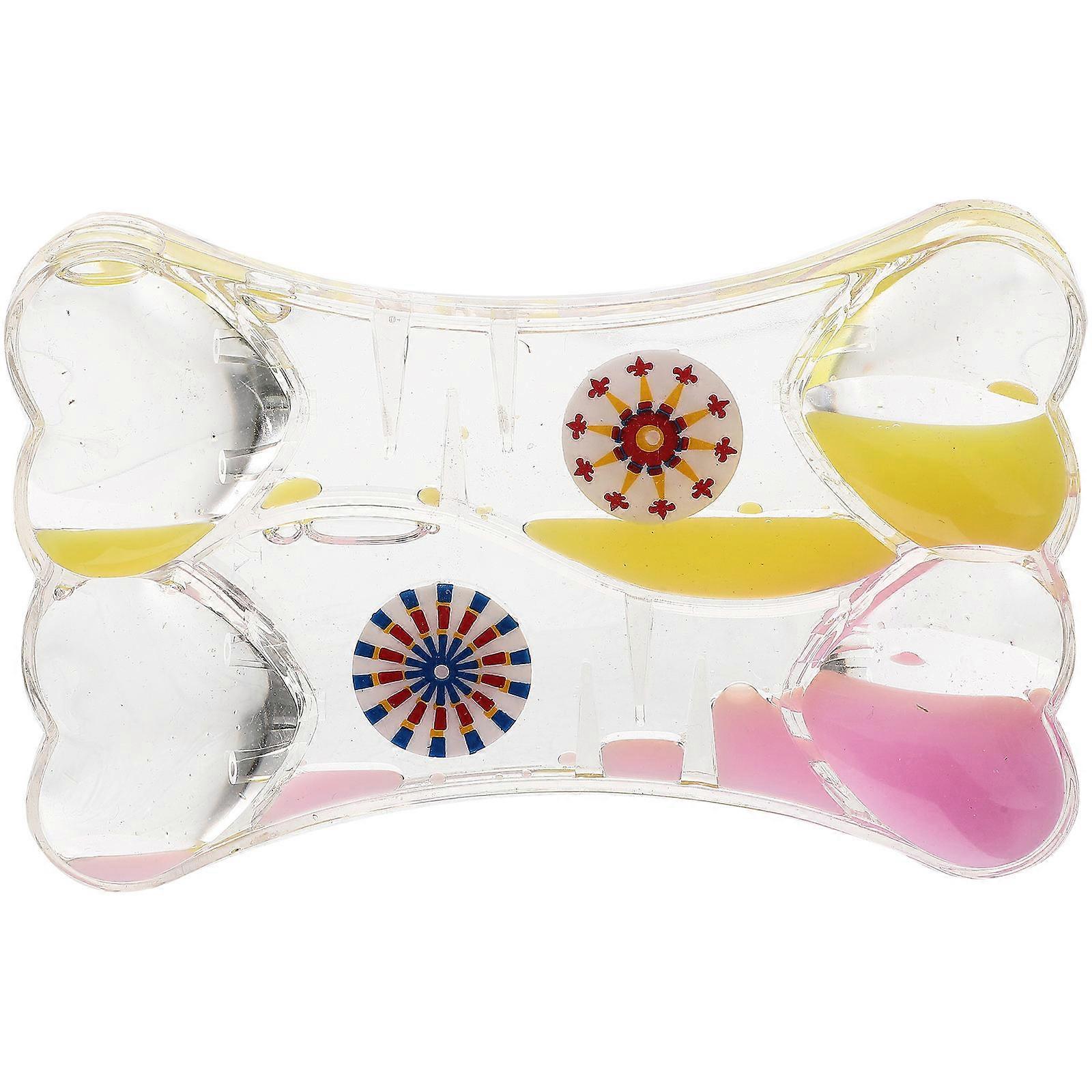 Retro Hourglass Timer Liquid Bubbler Timer Home Decor Sensory Toy Acrylic Material Adults 1Set