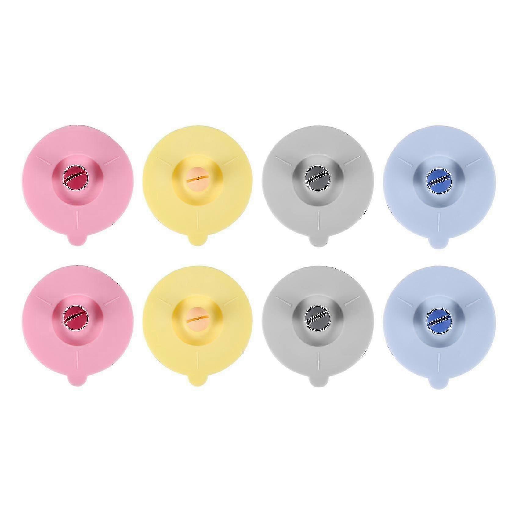 8pcs Silicone Glass Cup Covers Reusable Anti-dust Silicone Drink Glass Cup For Tea Cup Wine Glass