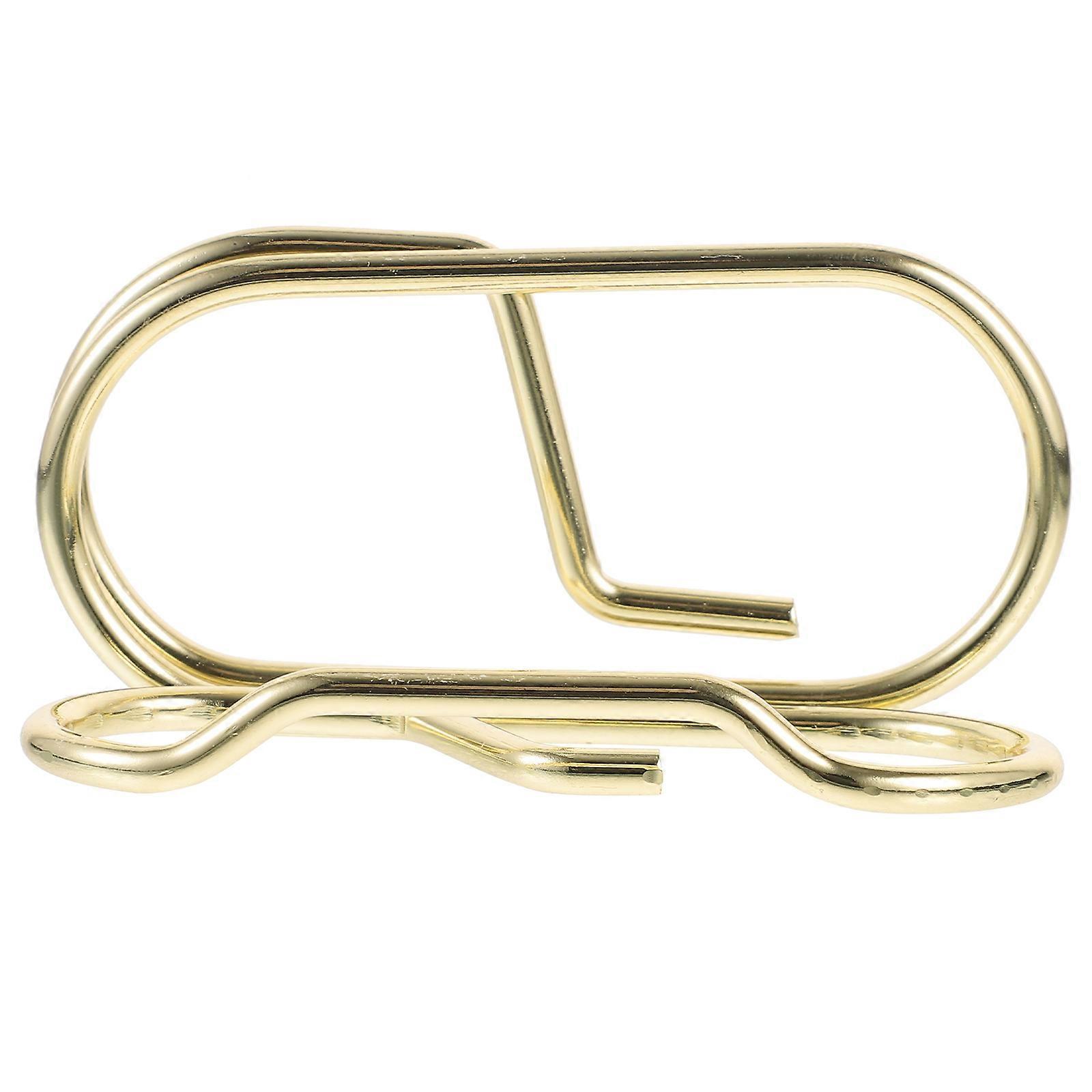 Office Use Business Card Stand Metal Plating Process 9.00X4.20X4.00CM 1Pack