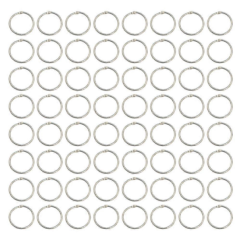 Loose Leaf Ring Metal Binder Rings Circular Shape For Notebooks Home Use Office Use 100Set
