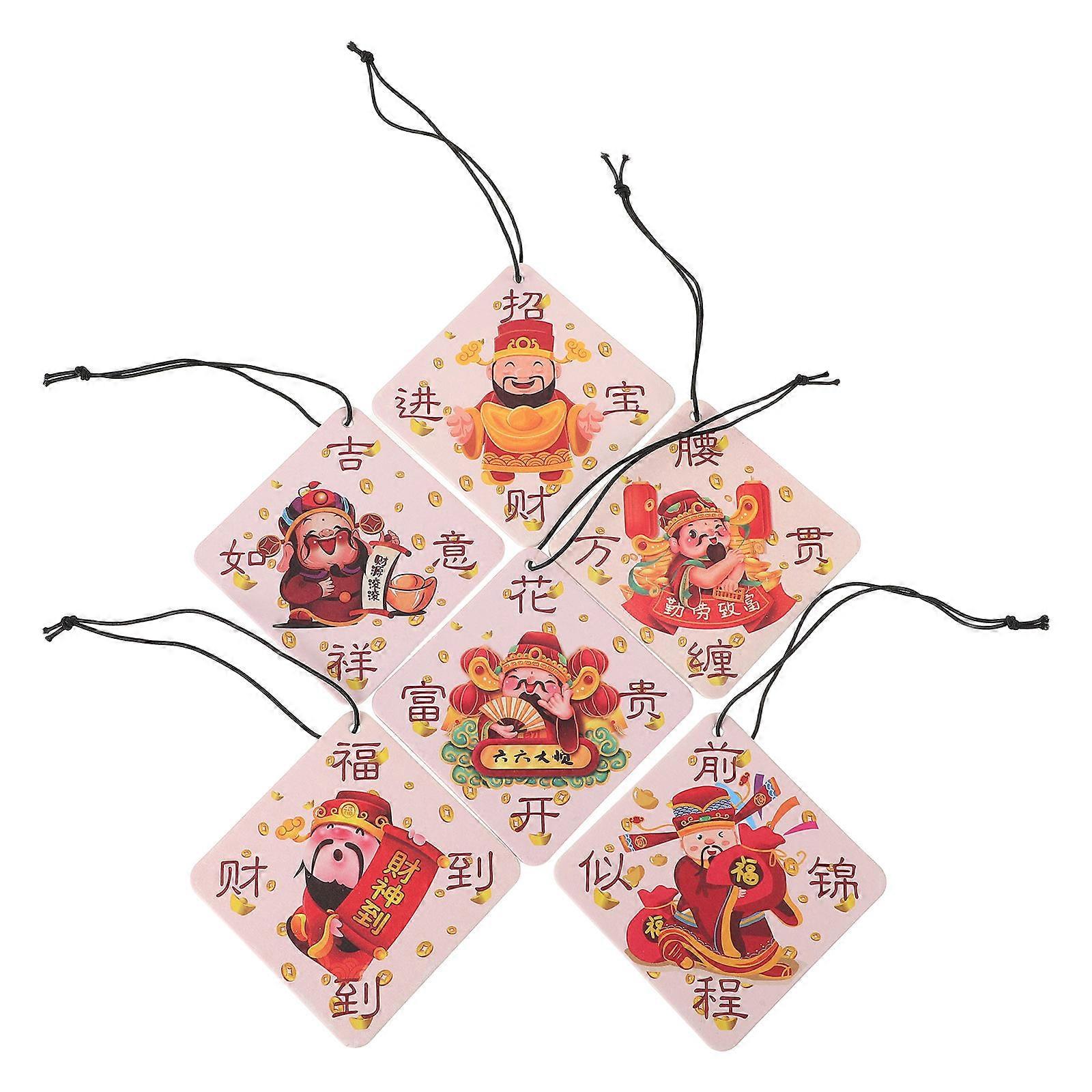 Air Freshener Refills Car Aromatherapy Tablets Odor Removal Square Design Fragrance Oil 7.00X7.00X0.20CM 6Pcs