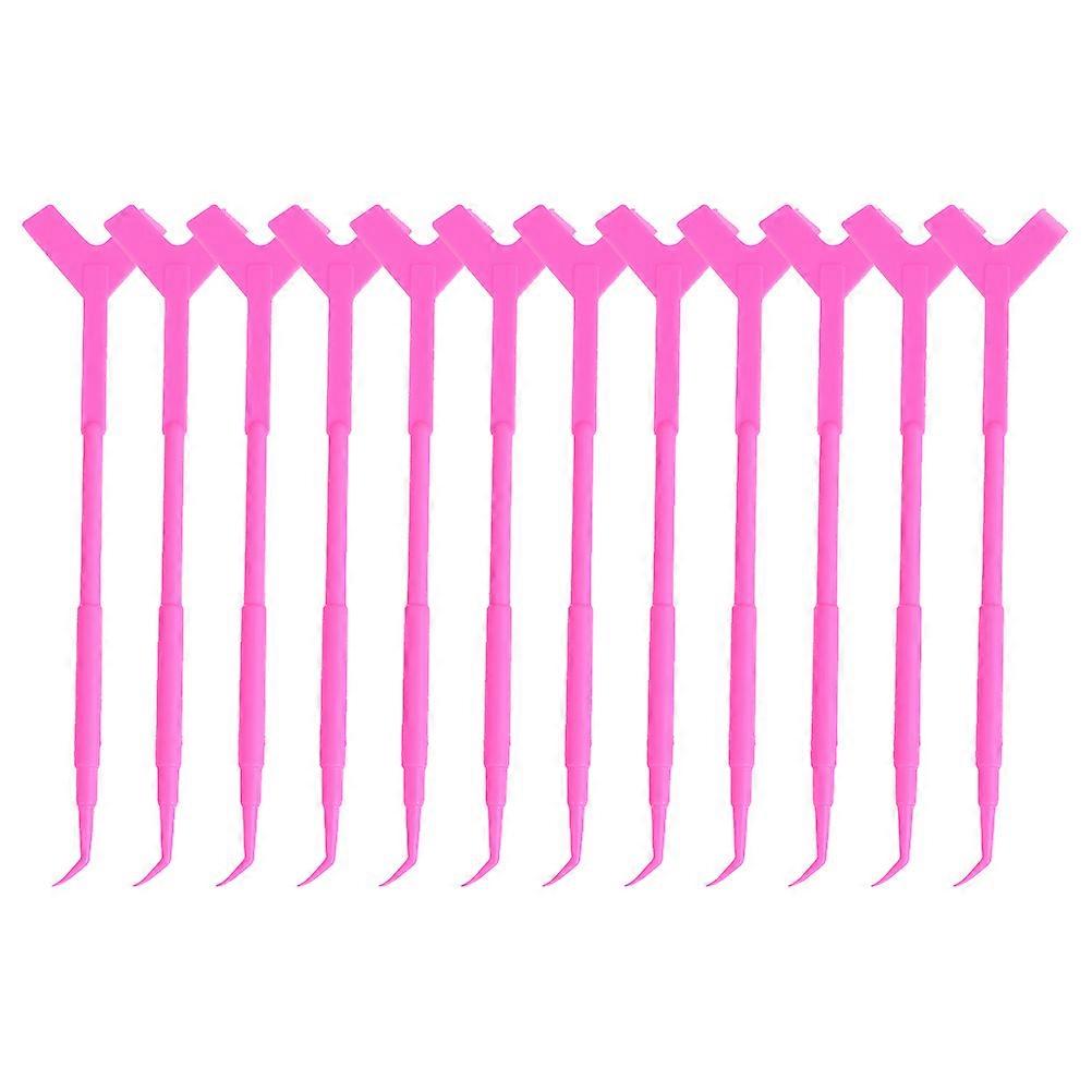 Rosy Eyelash Comb with Brush for Lash Lift Tools Reusable Durable 12pcs