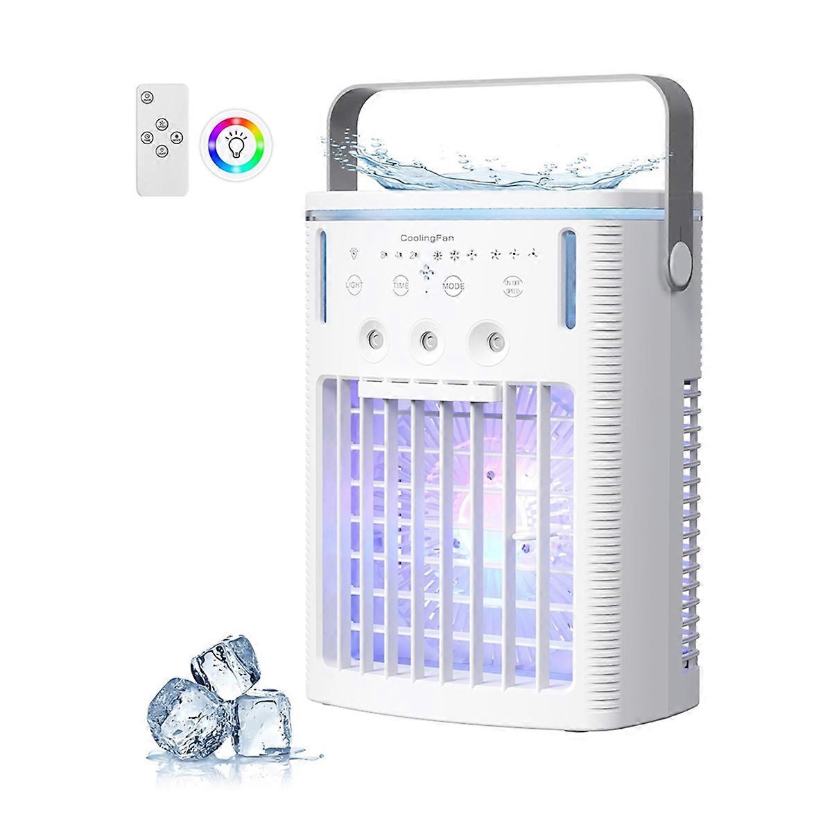 , 3-in-1 Portable AC Unit,Mini Air Conditioner with 1000ml Water Tank,for Indoor Office Bedroom