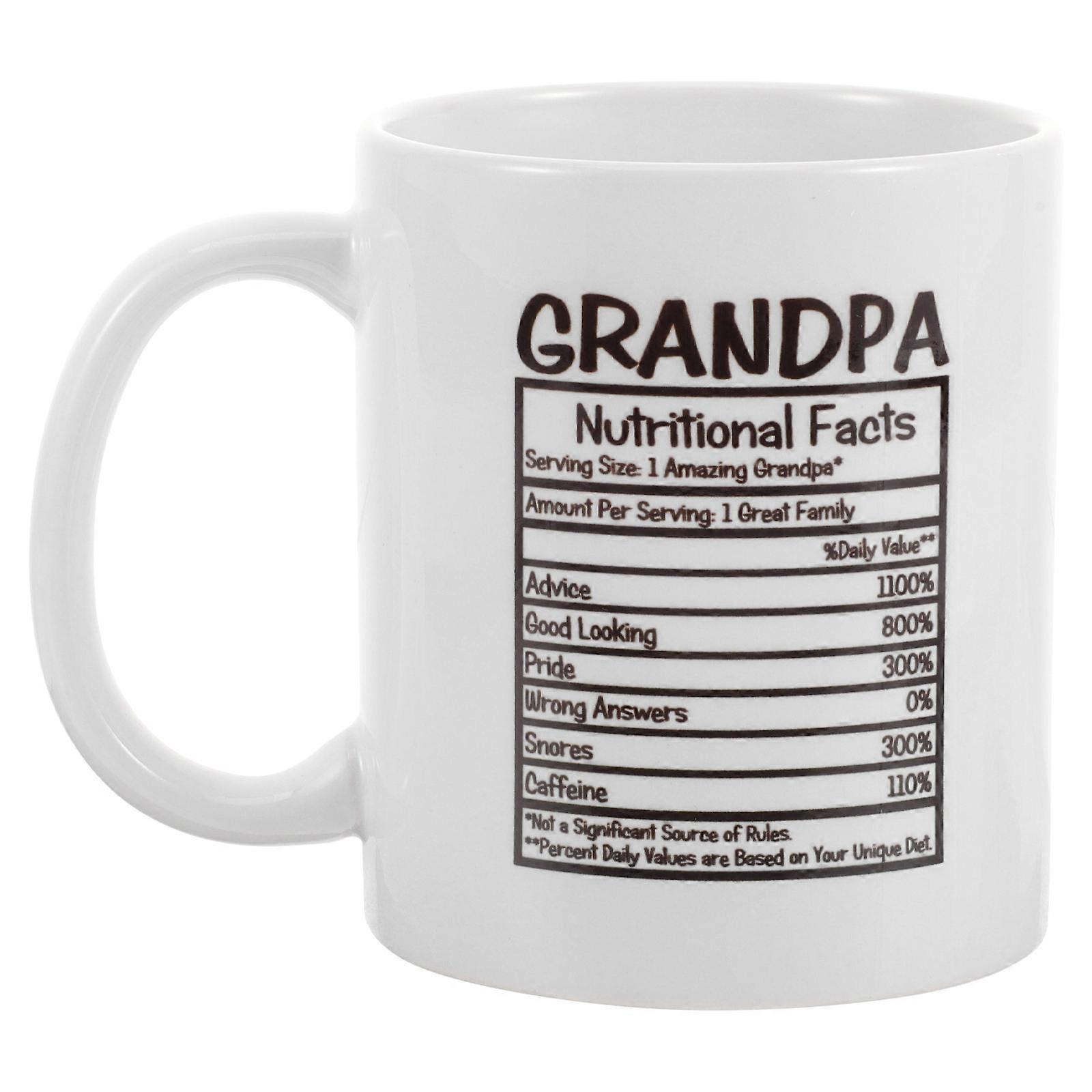 Large Capacity Mug Ceramic Office Tea Cup Independence Day Present Round Shape 1Pcs