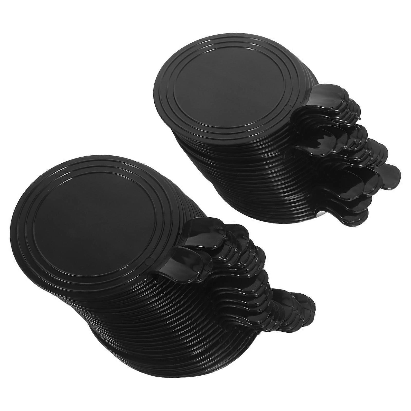 Black Mousse Serving Base for Holding Cake Up 100Pcs Round Cake Boards Tray