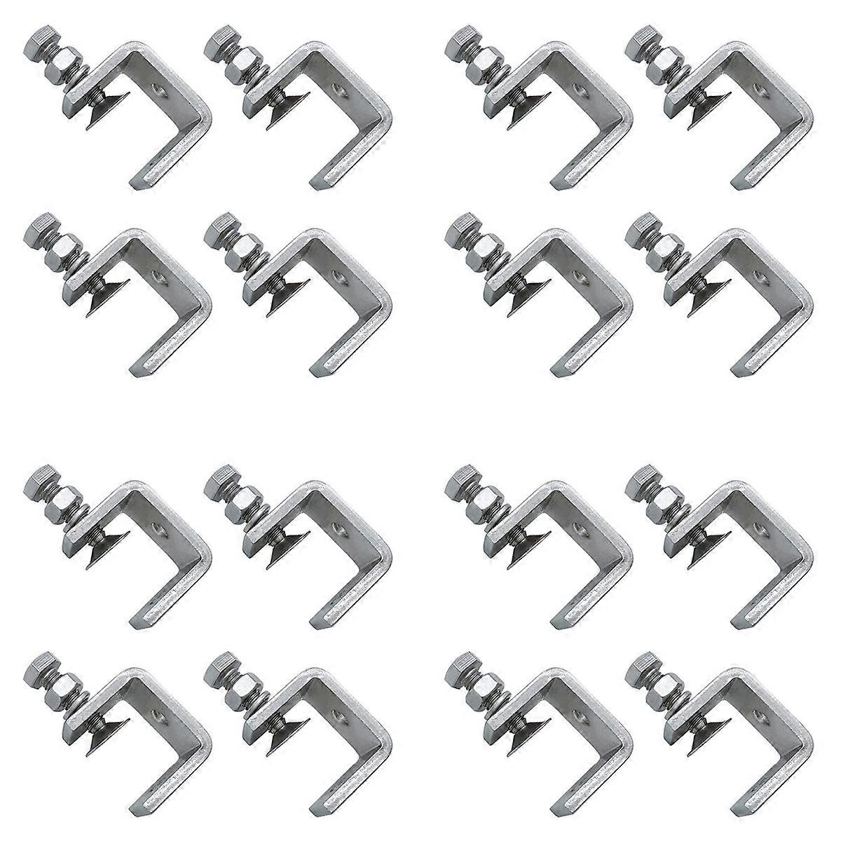 4PCS Stainless Steel C Clamp Clamp Tools for Welding/Carpenter