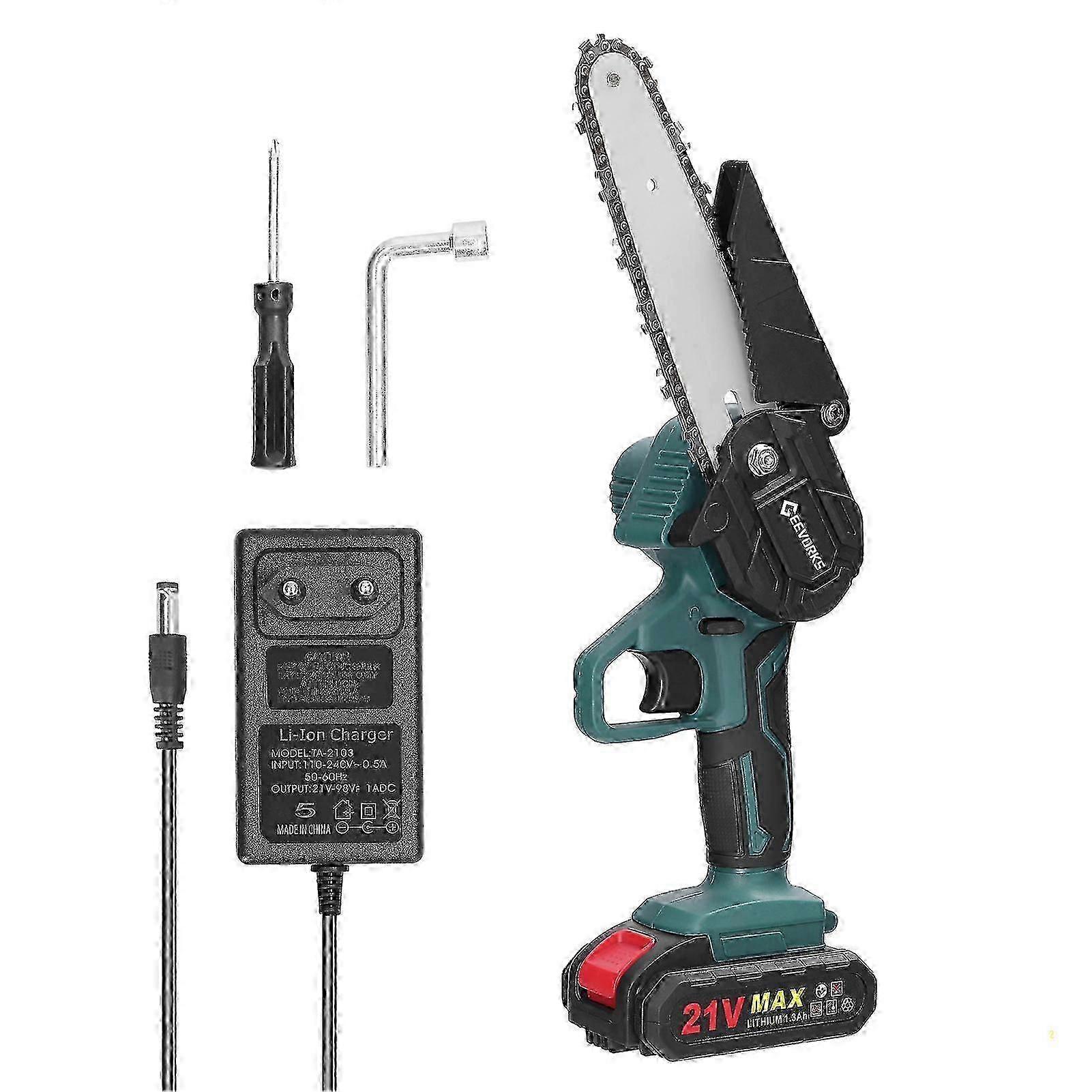 Portable pruning saw 21V for garden and orchard use