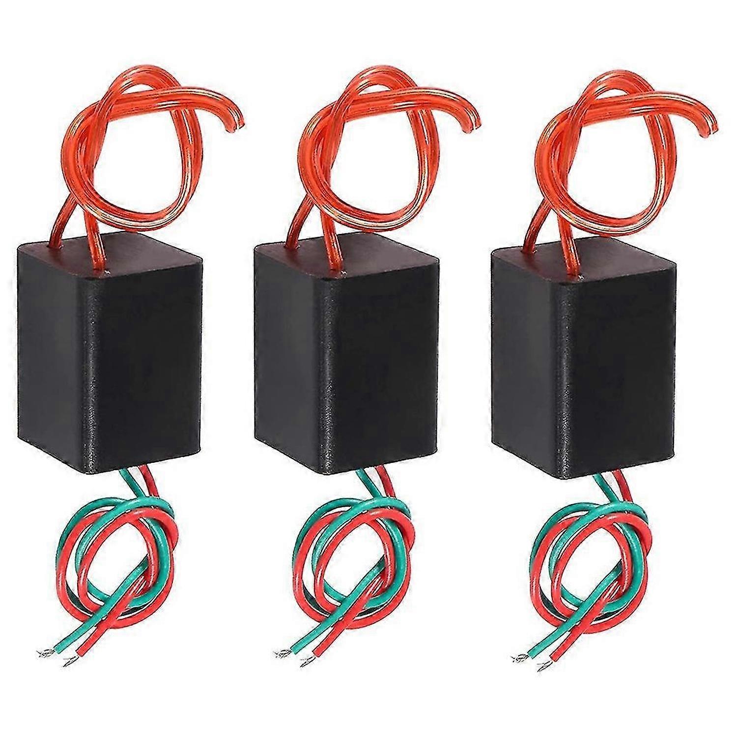 3Pcs DC 3.6V-6V to 20Kv 20000V 1.5A Boost Step Up Power Module High Voltage Generator DC former