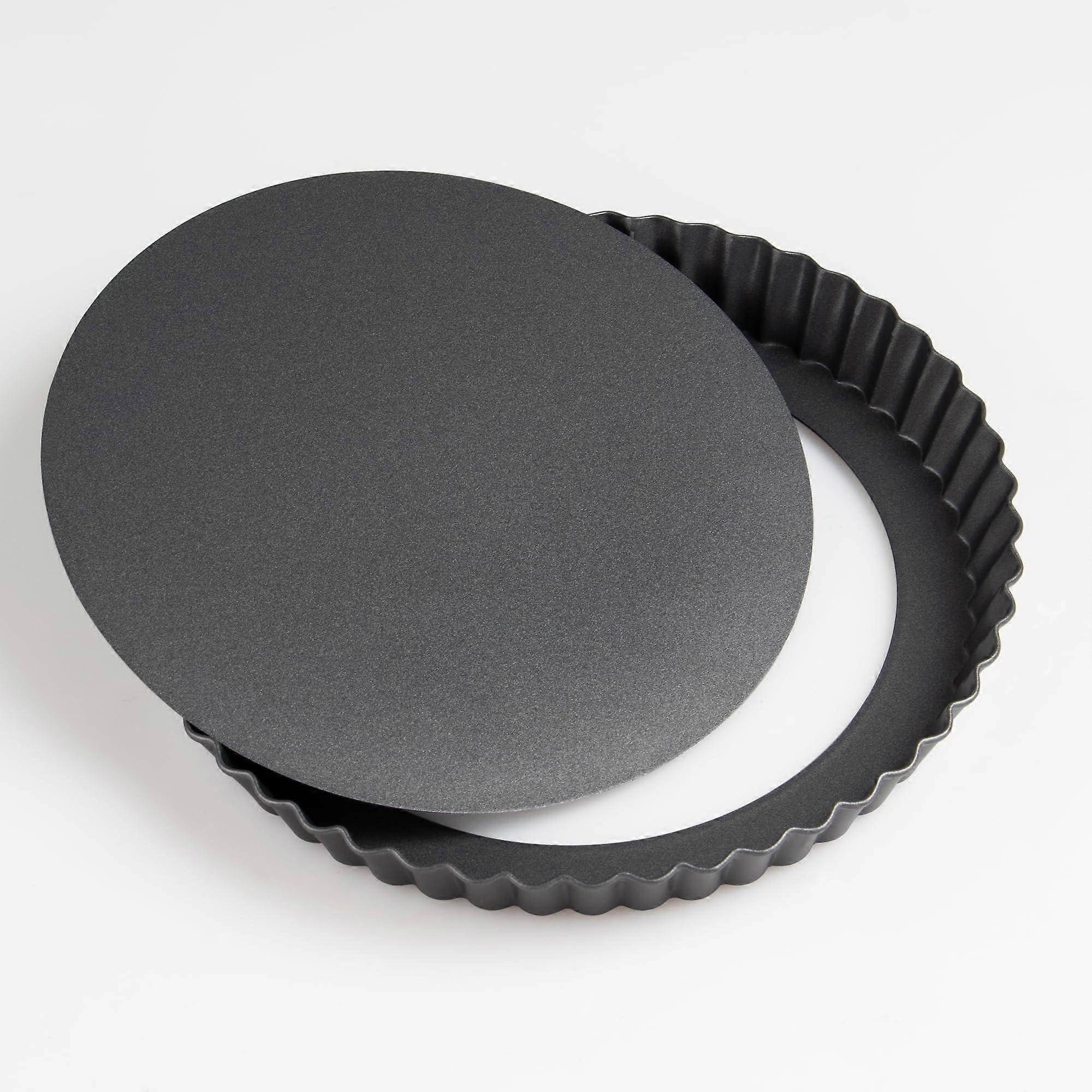 20 cm Baking Mould, Round NonStick Tart Mould with Removable Base, Dishwasher Cleaner, Pizza Tray, Cake Mould 20cm×3cm
