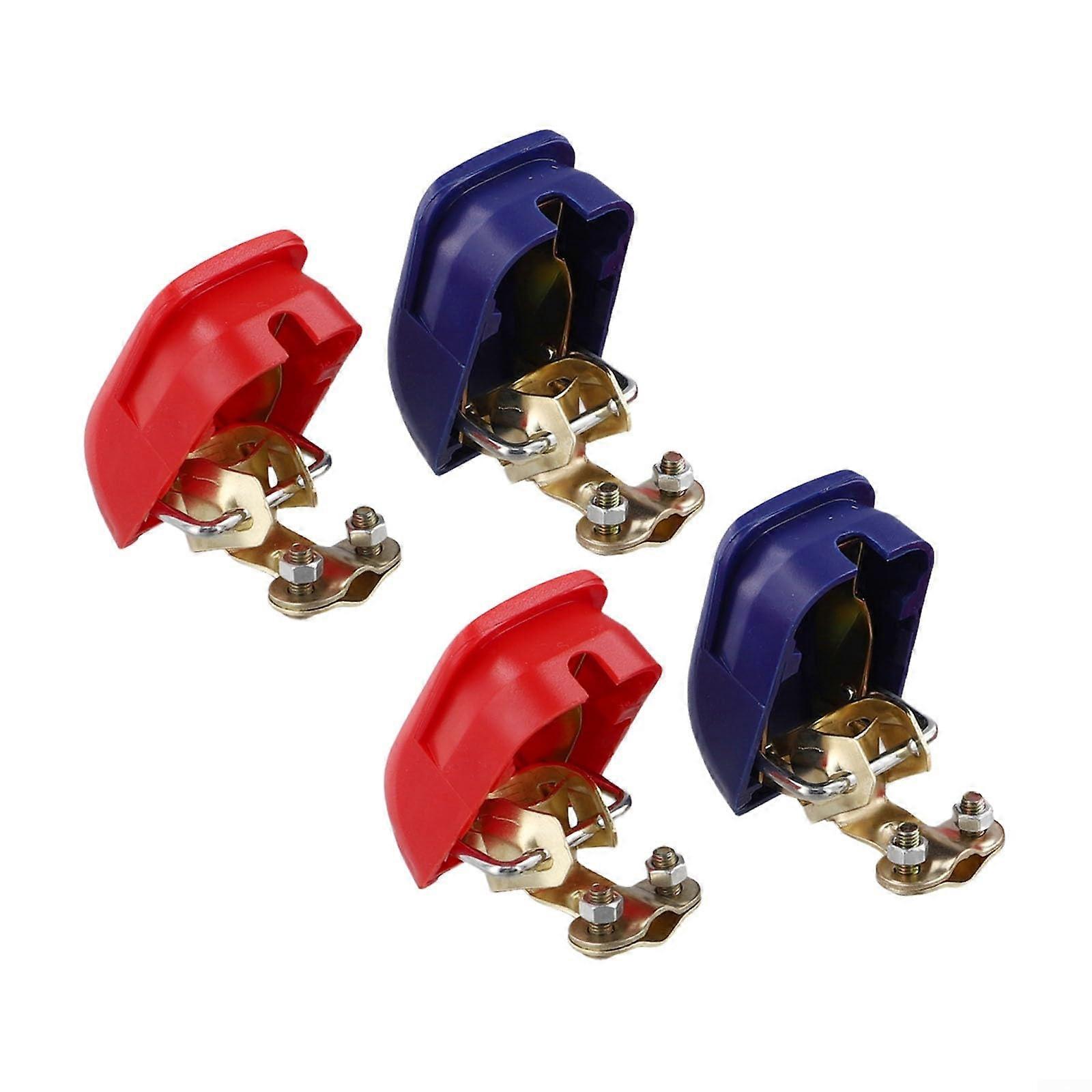 Userfriendly 2 pairs of quickdisconnect battery terminals for easy use
