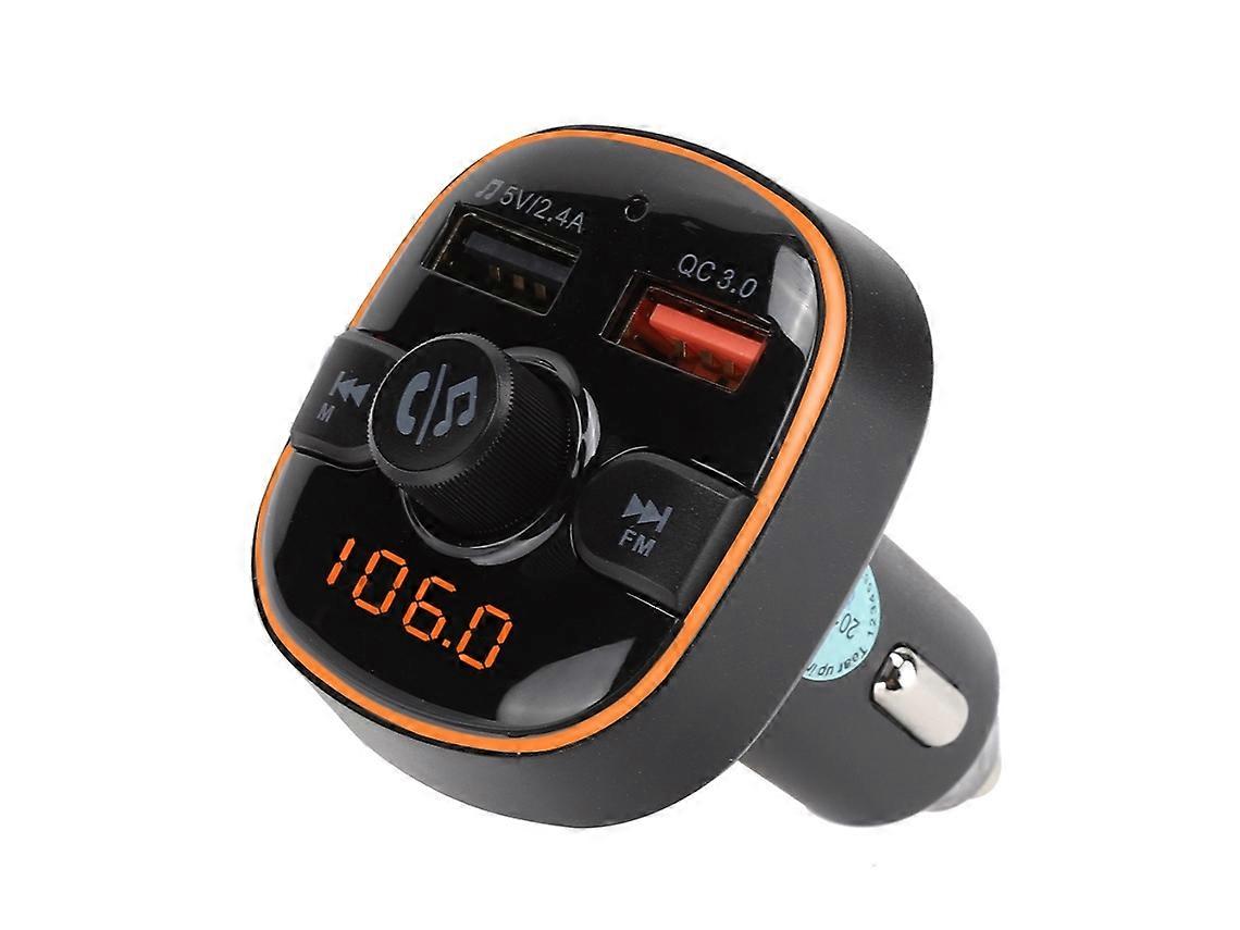 Bluetooth 5.0 handsfree car kit music MP3 player audio FM transmitter modulator