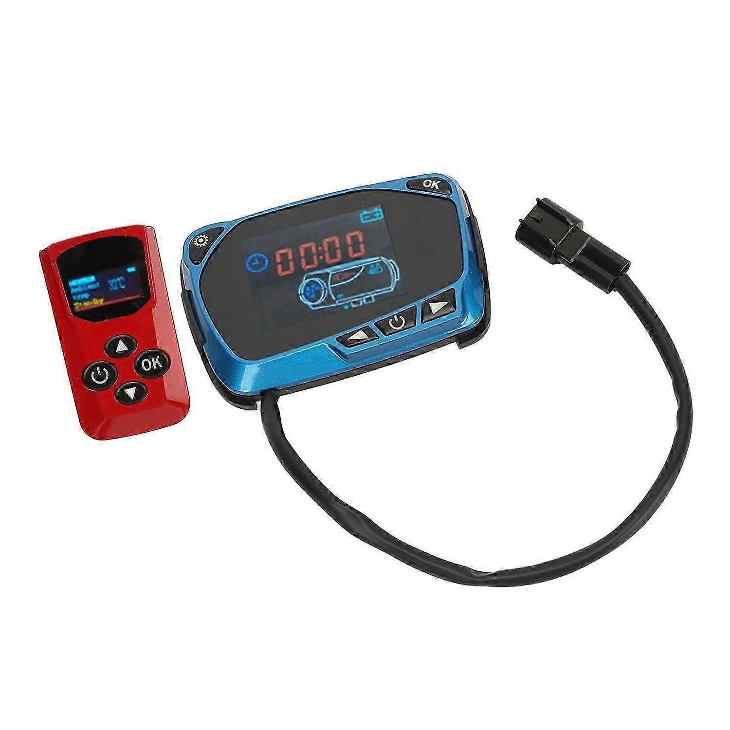 Diesel Heater Controller LCD Display Monitor Switch with Remote Control for 12V 24V Parking Air Heat