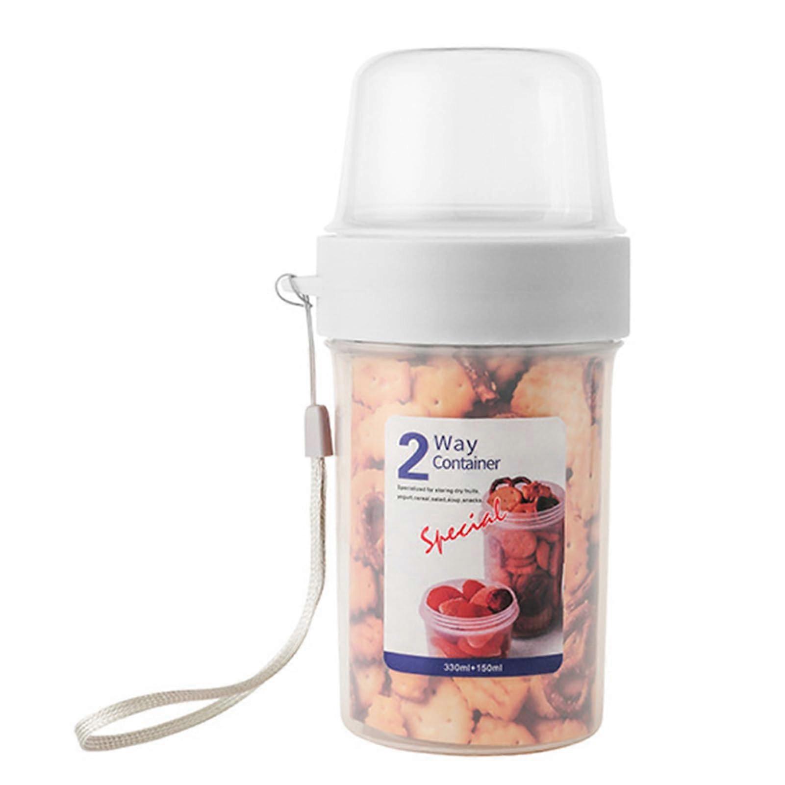 , doublelayered, sealed multipurpose yogurt salad box, sealed fruit snack jar, food supplement box Ref: 2666