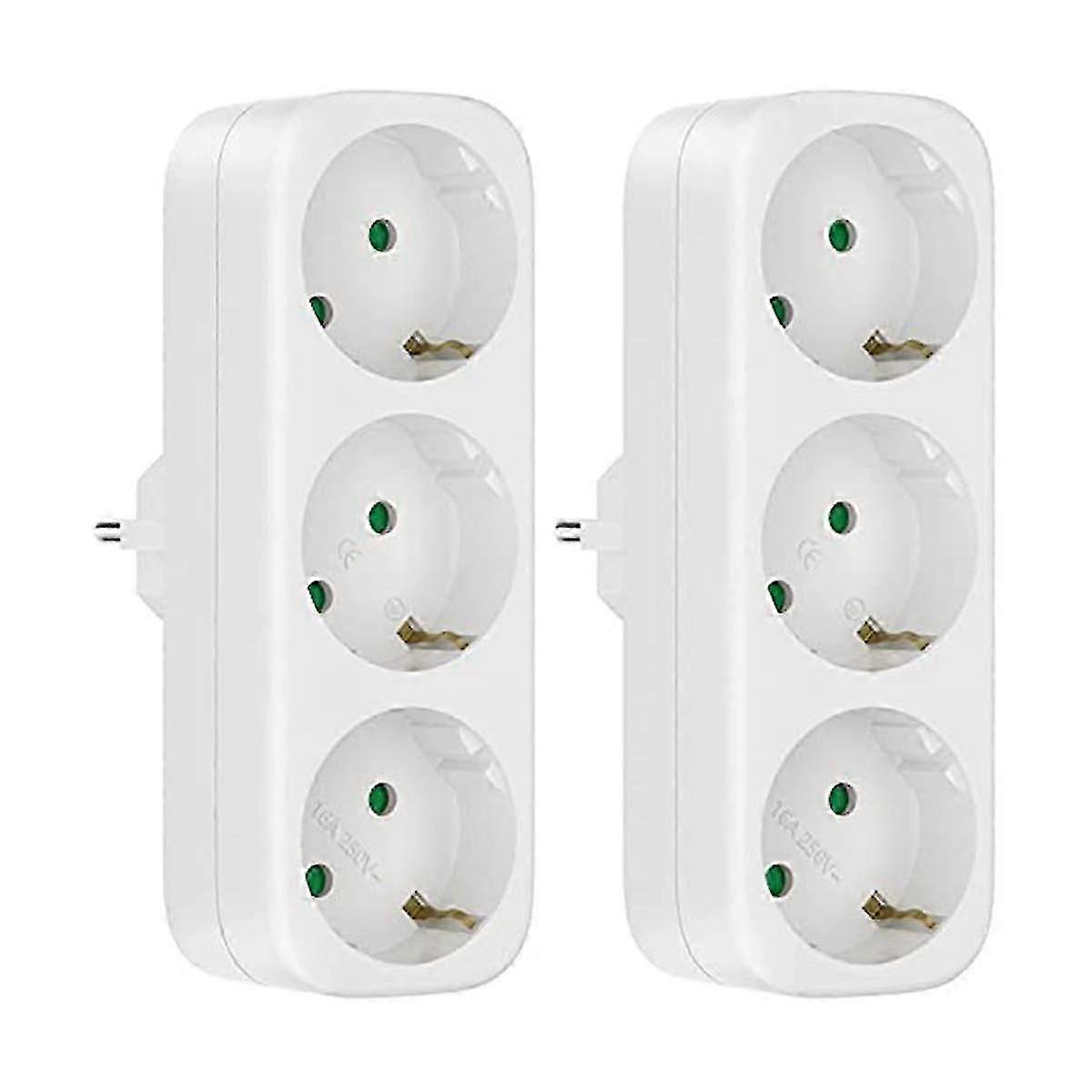 Multi Socket Without Cable, 250v/16a Socket Adapter, Portable Sockets, 3680w Converter Socket Eu Pl