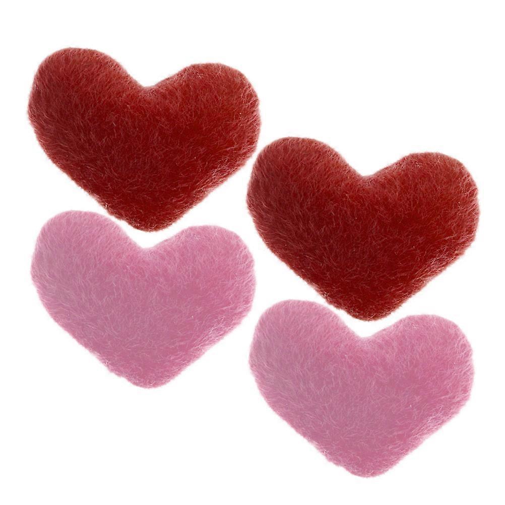 4pcs Heart Shaped Needle Cushions Pin Holder for Sewing, Quilting – Compact, Safe & Adorable Design for Daily Use and Needlework Lovers
