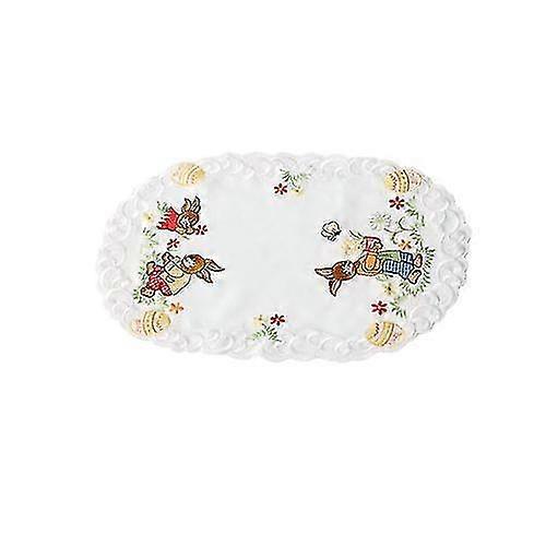 Easter Flower Rabbit Table Mat for Plates and Bowls