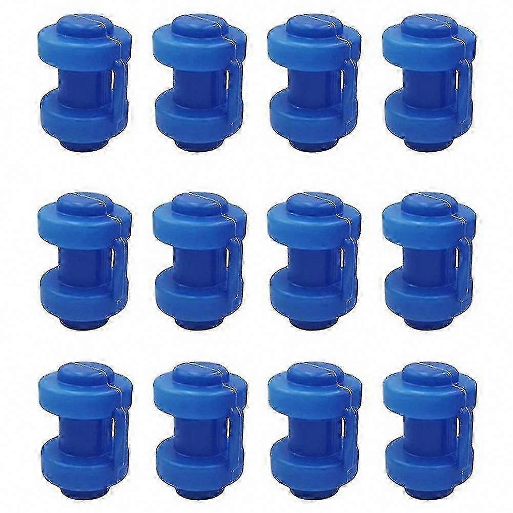 12 Pcs 25mm Trampoline End Caps for Safety Net Attachment to Net Poles