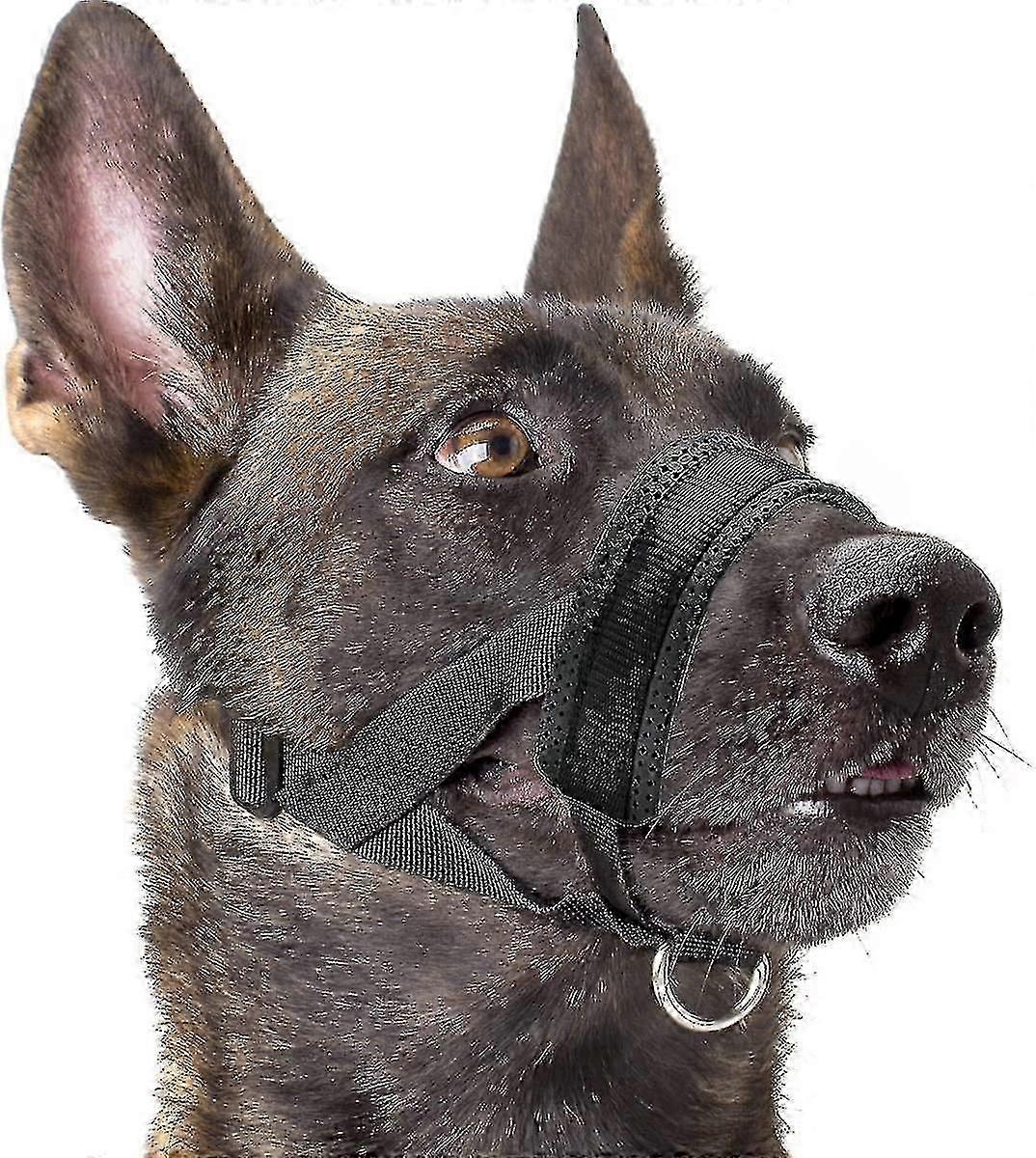 Dog Muzzle Nylon Soft Padding, Adjable Loop