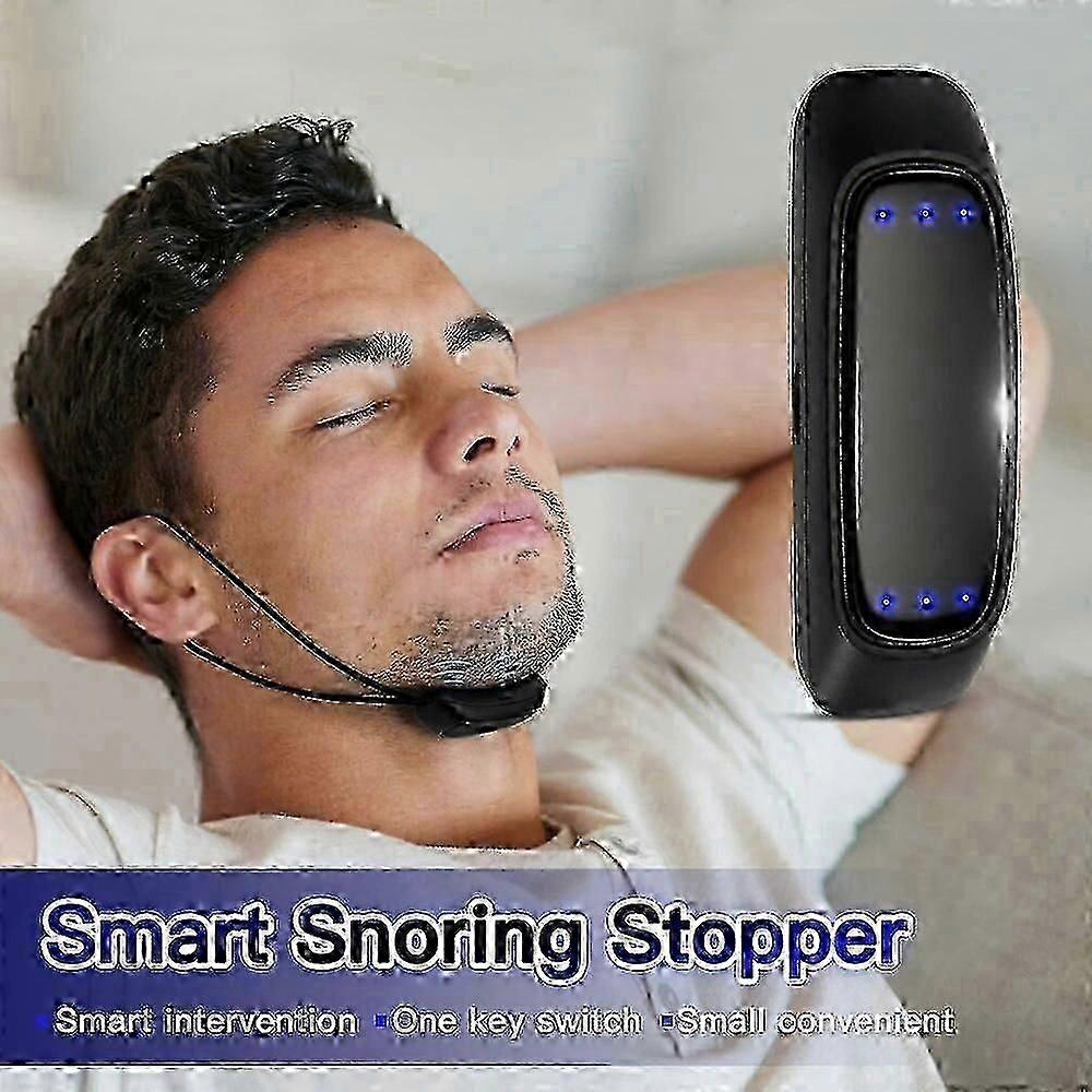 Έξυπνο ροχαλητό Stopper EMS Pulse Stop Snore Portable Comfortable Sleep Well Stop Snore Health Care Sleep Apnea Aid USB