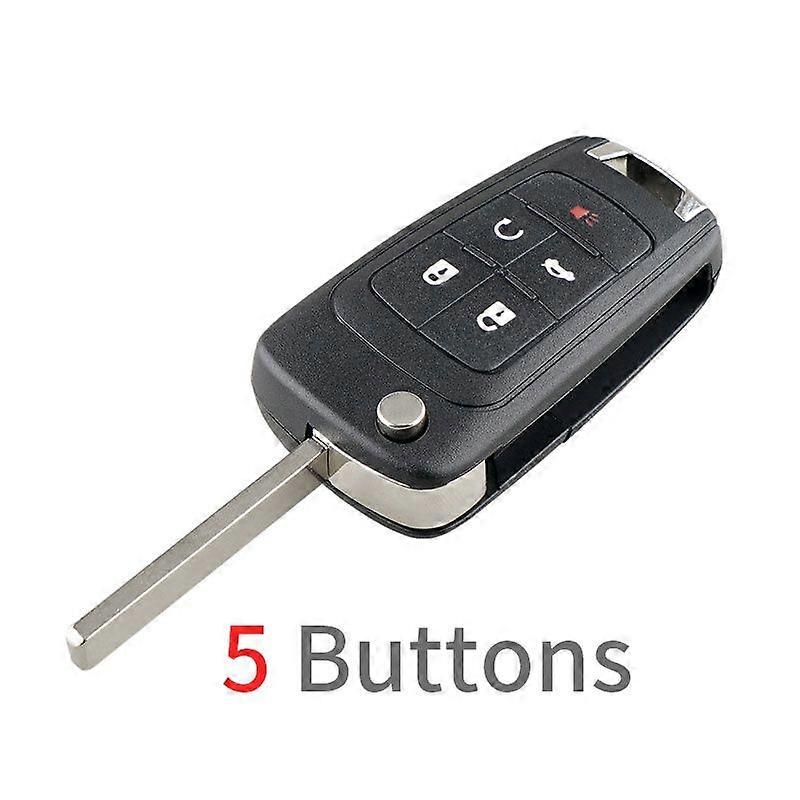 Flip Key Shell Repair Case For Opel Vauxhaul Astra H Corsa D Zafira B Tigra – 2 Button Black