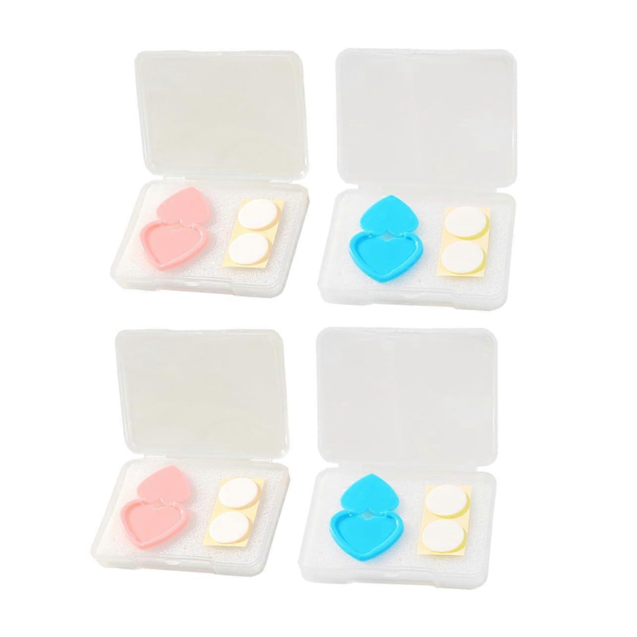 12 Pcs Heart Shape Light Switch Covers Diamond Art Blue Plastic Button Cover Accessories DIY Switch Pad Protector