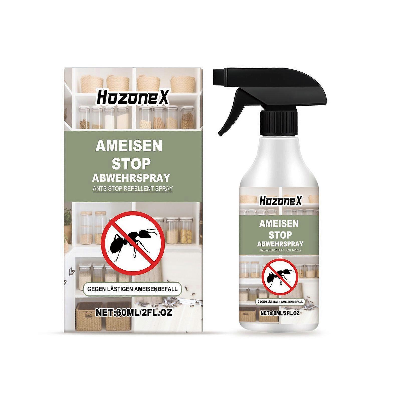 Effective Ant Repellent Spray with Ethanol & Menthol , Residue-Free & Easy-to-Use for Home & Office