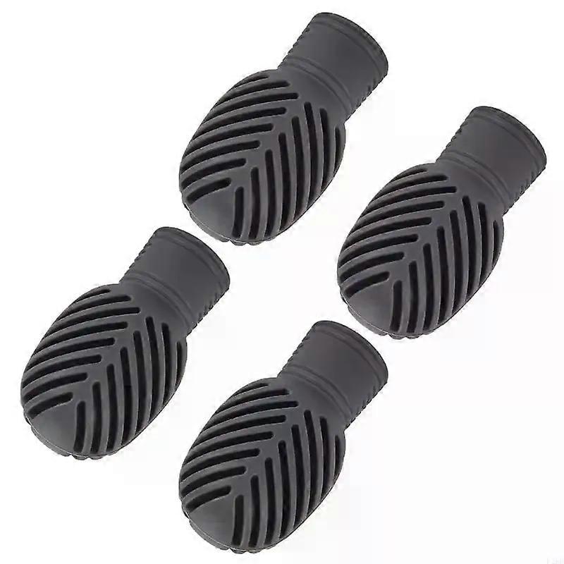 4Pcs Silicone Drumstick Mute Practice Tip Drum Mute Drumstick Mute Tip