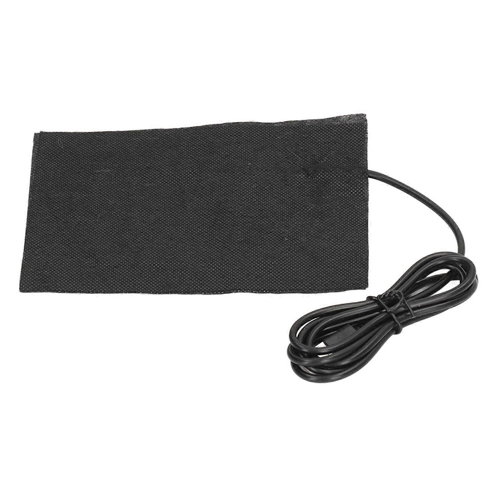 Electric Heating Pad Fast Heating 60°C Temperature USB DC 5V for Home Office Carbon Fibre Cushion for Flexible Use