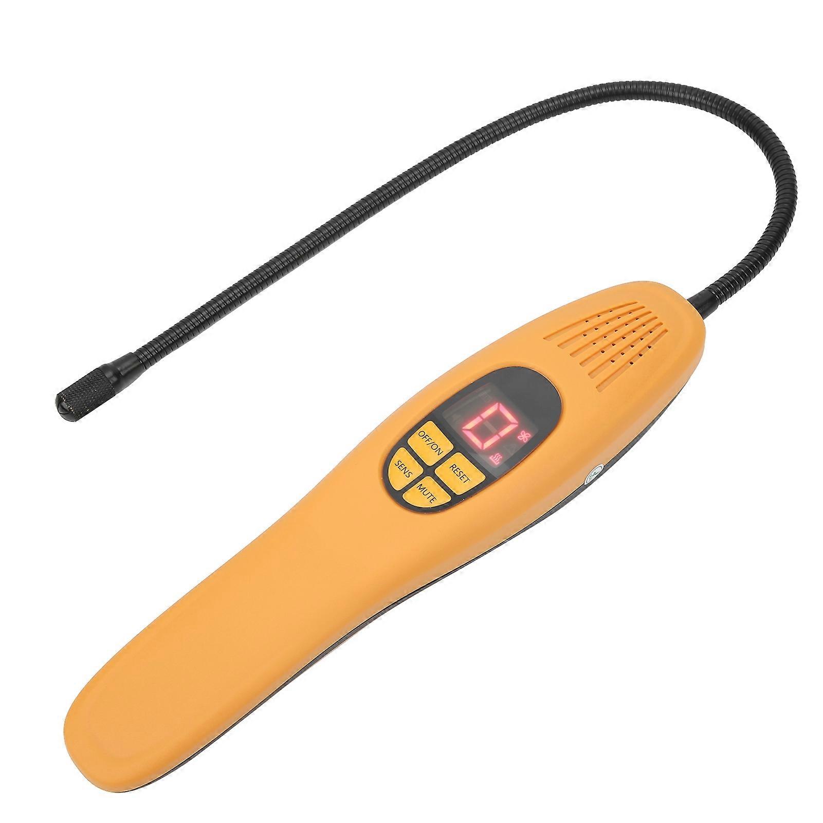 Universal Refrigerant Leak Detector with Heated Diode Sensor for Quick Response and High Accuracy