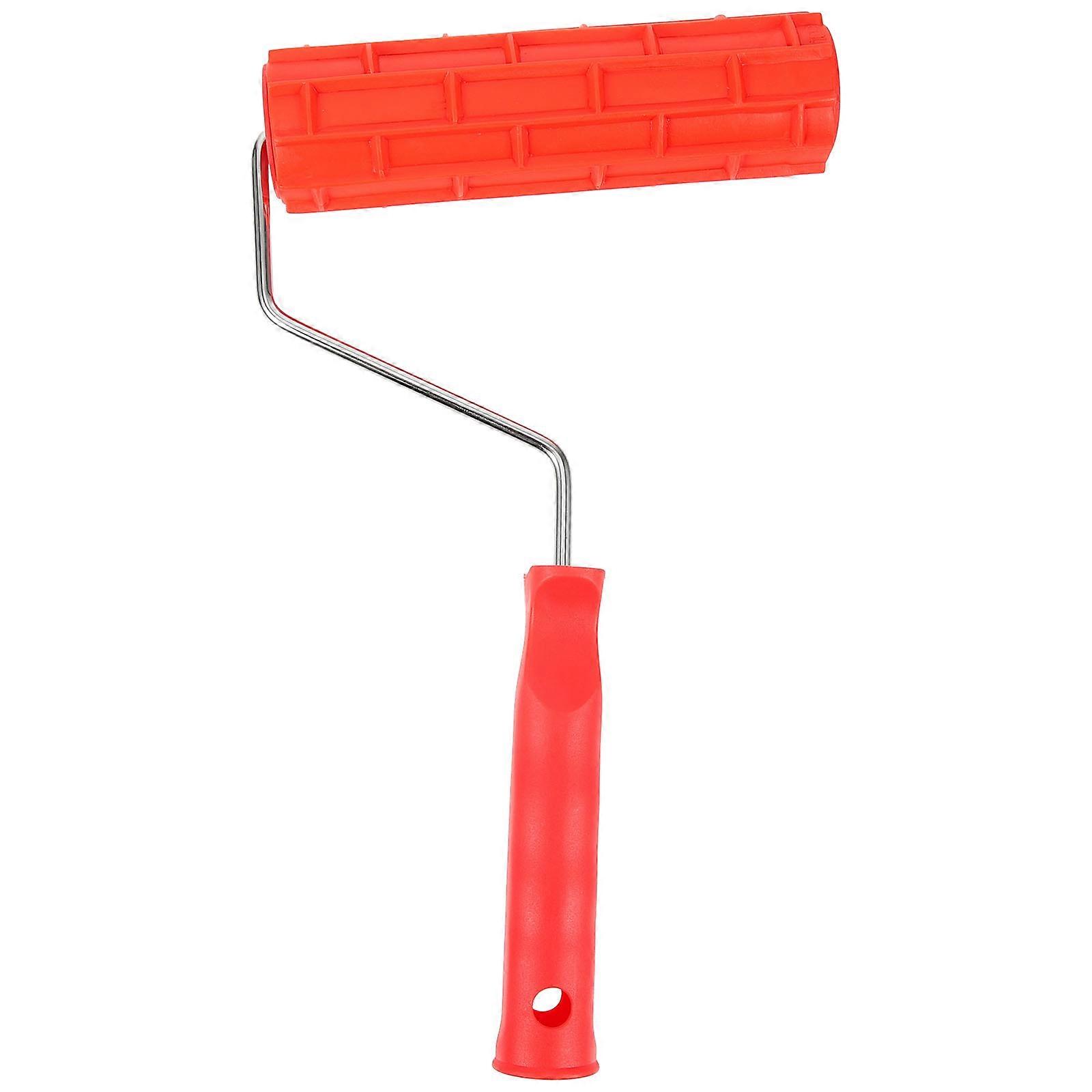 Rubber Paint Roller Textured Graining Tool for Wall, Ceiling, Cabinet & Decoration Soft Surface, No Damage, Embossing Effect