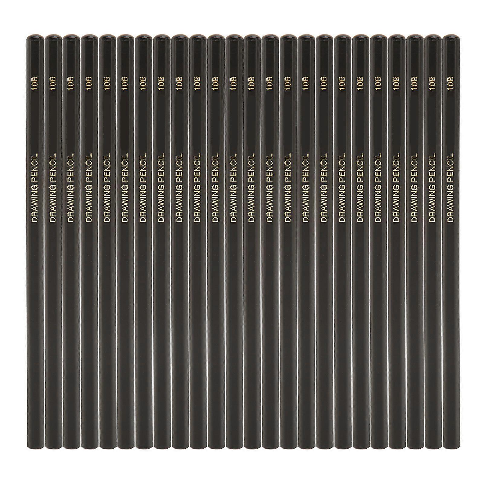 2025 Último Modelo 24Pcs Lápis de Esboço Grafite Hexagonal Barril Break