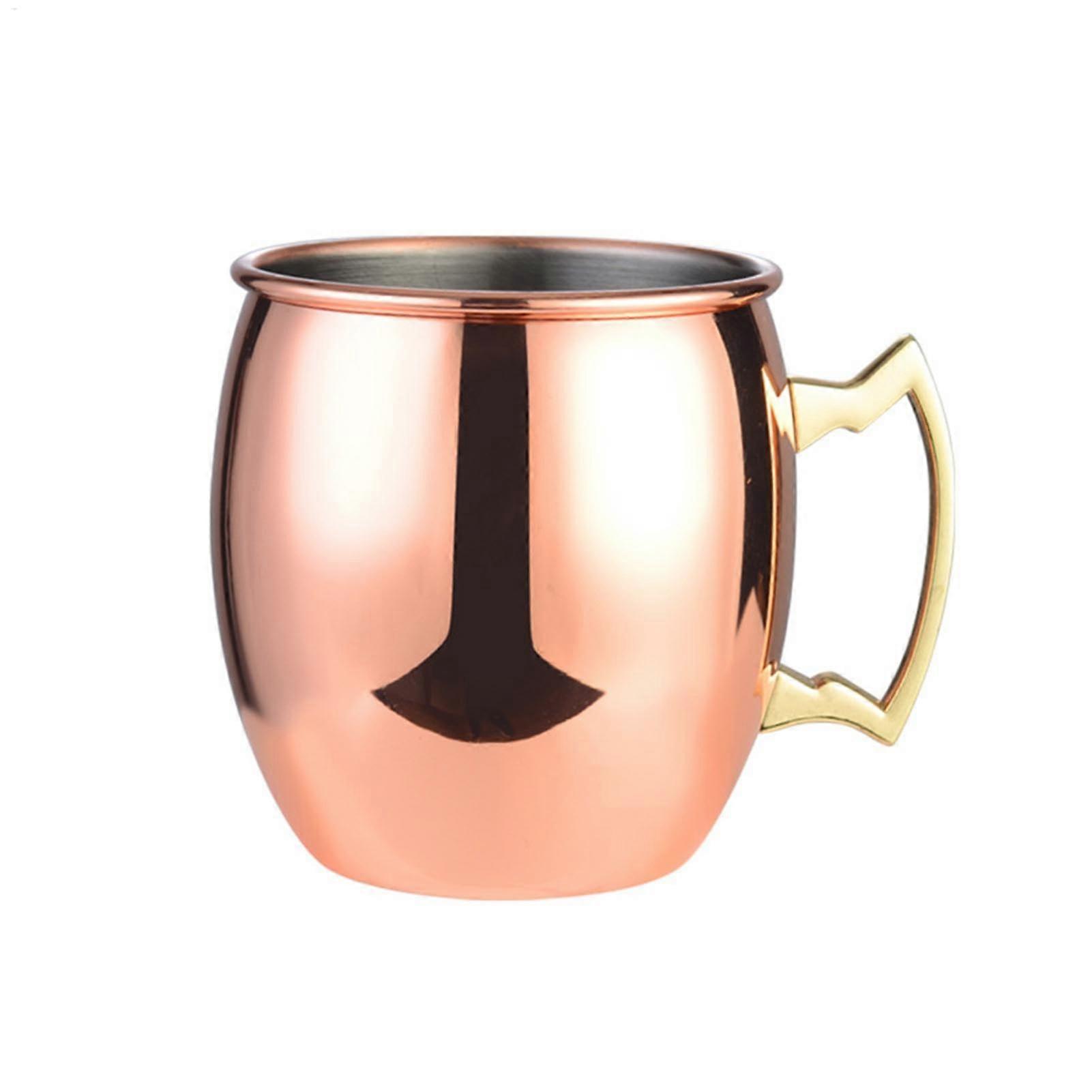 Moscow Mule mugs, hammered, 530 ml, retro style, handmade, copper plated