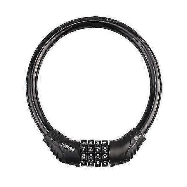 Mountain Bike Lock Anti-Theft Password Ring Lock Fixed 4 Digit Code Combination Bicycle Security Lock Motorcycle Equipment