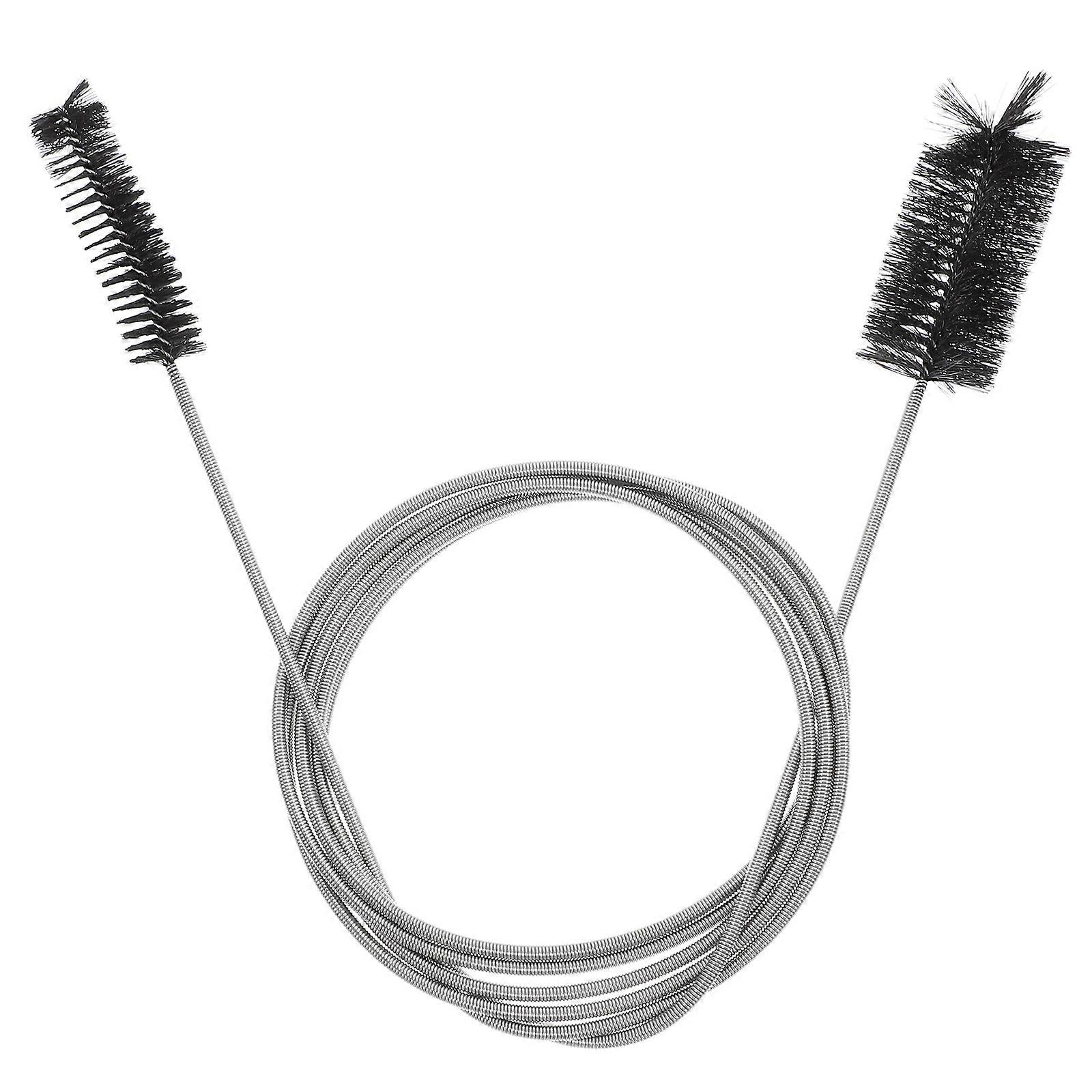 منظف الأنابيب فرشاة خرطوم منظف فرشاة أداة تنظيف الكبار على شكل حرف U أسود 200.00X3.00X3.00 سم تنظيف الأنبوب 1 قطعة